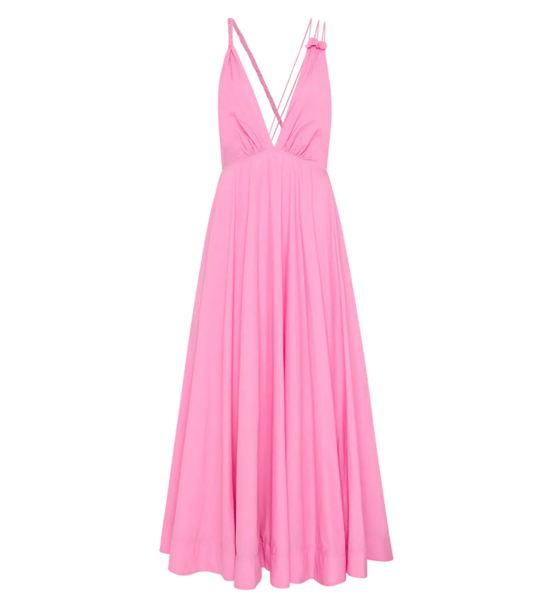 Aje Vellum Maxi Dress Cerise Pink Size 14  - Image 4
