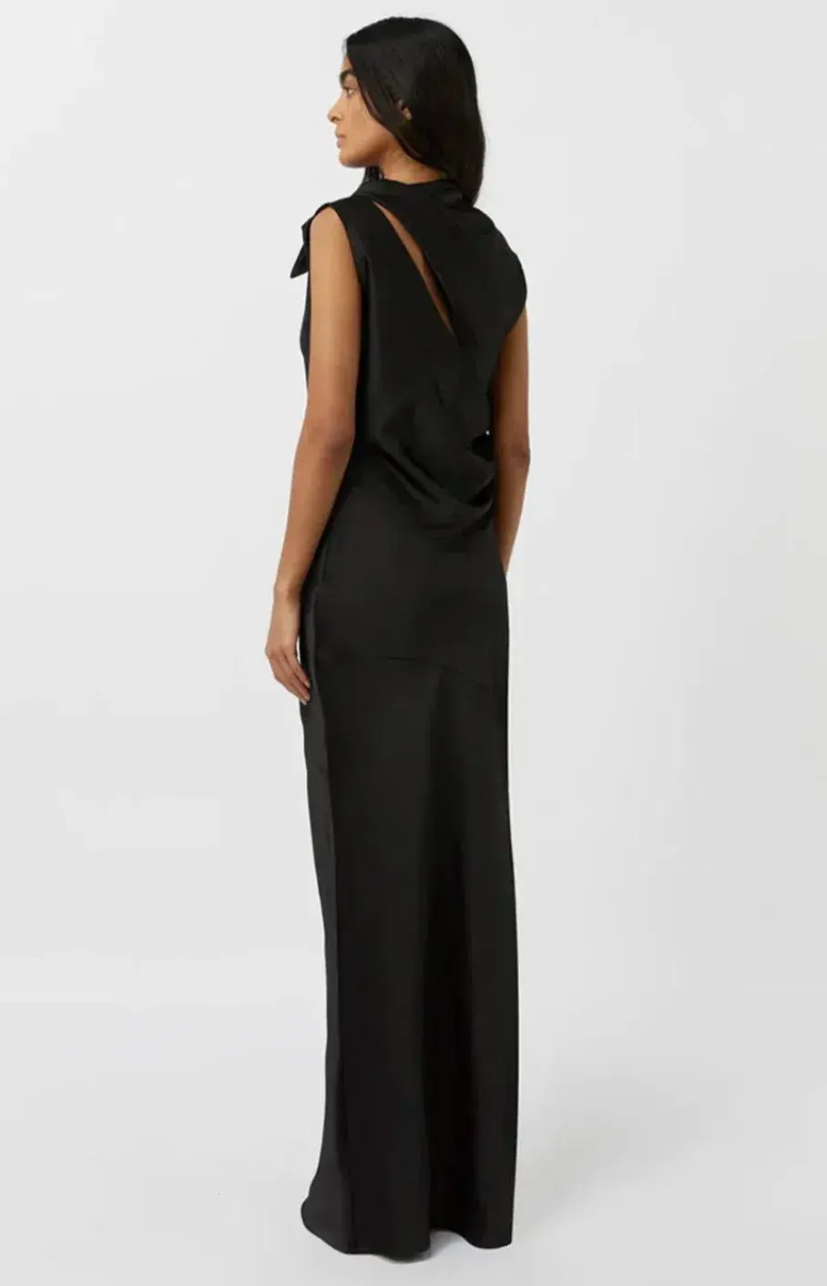 Camilla & Marc Karsten Knot Maxi Dress Black Size 10 - Image 4