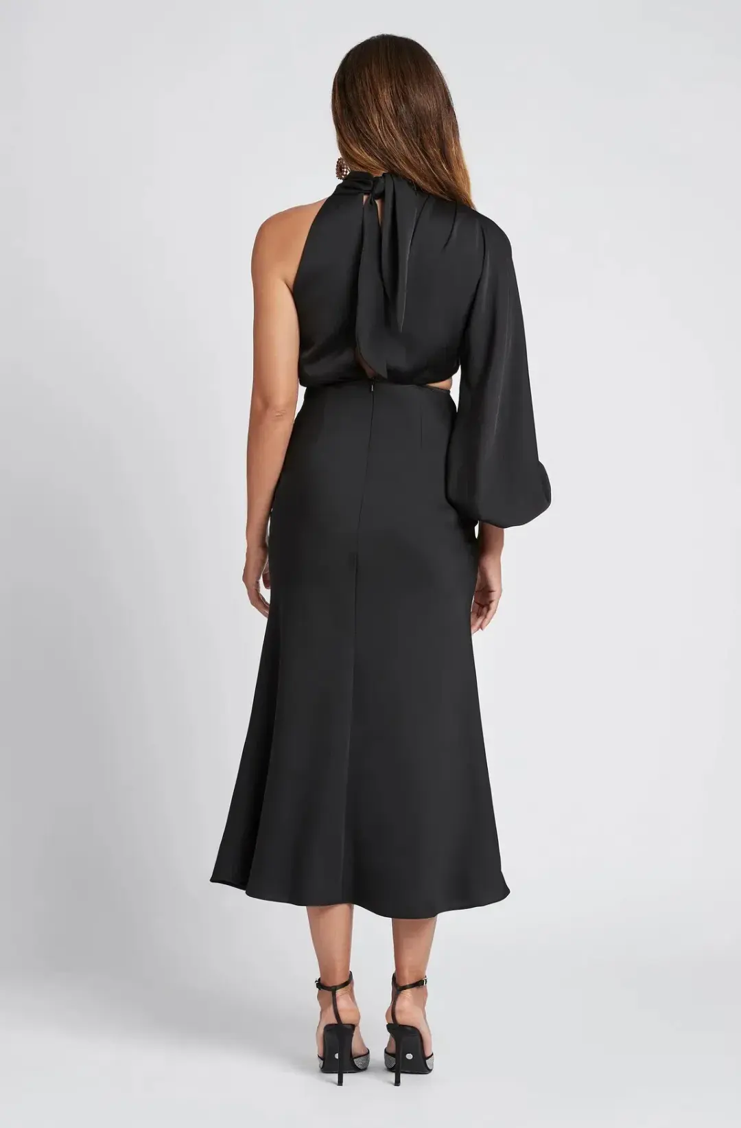 Sheike Olivia One Shoulder Dress Black in Size 8 for rent on The Volte - main image