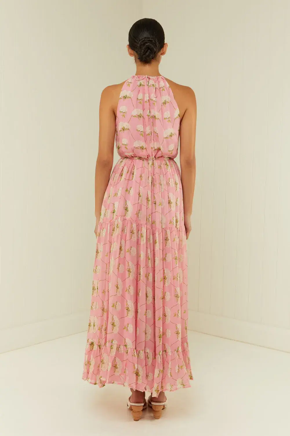 Palm Noosa Bluebell Dress in Pink Diamond Hydrangea Size 8 - Image 3