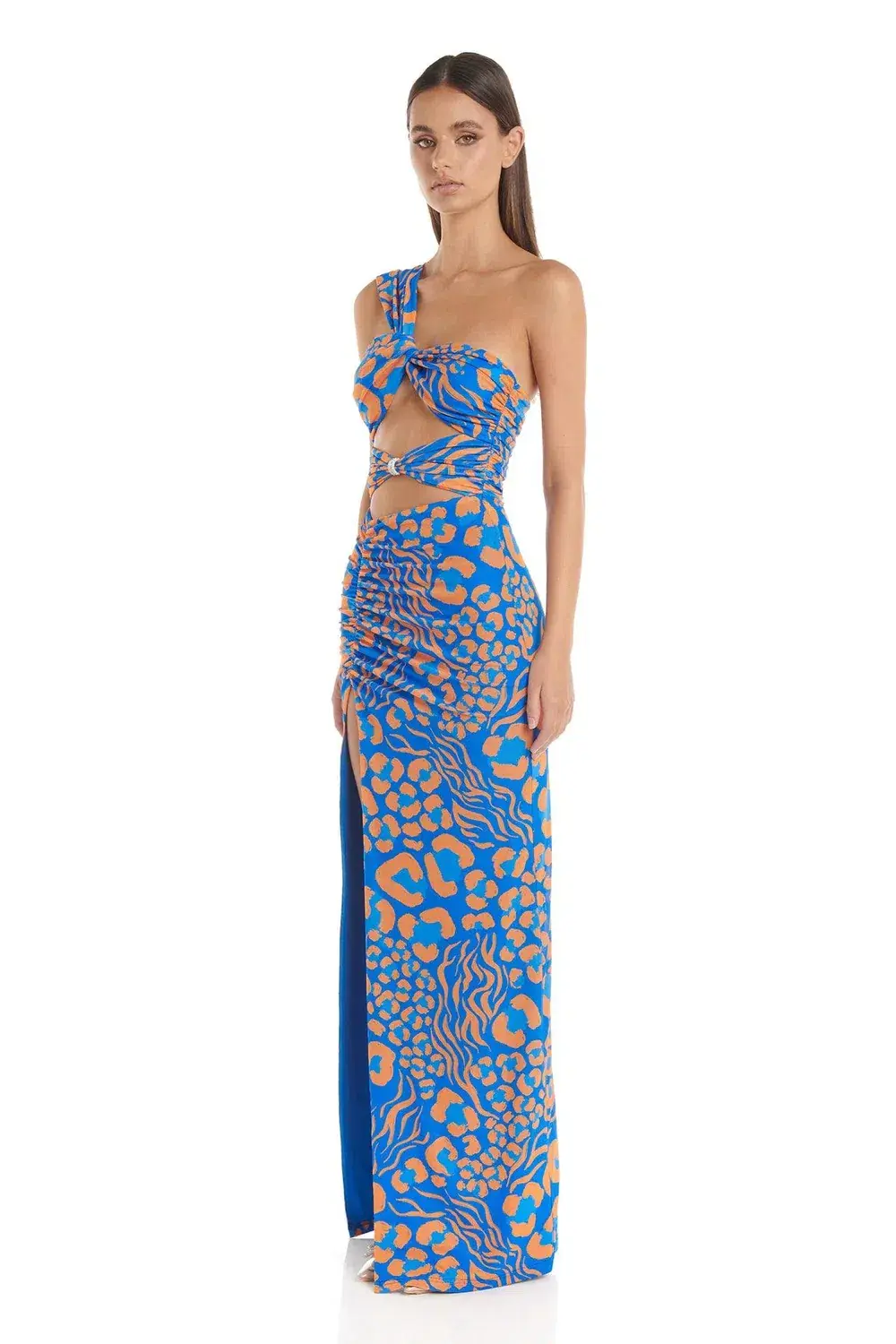 Eliya The Label Natalie Maxi Dress in Blue Size 8 for rent on The Volte - main image