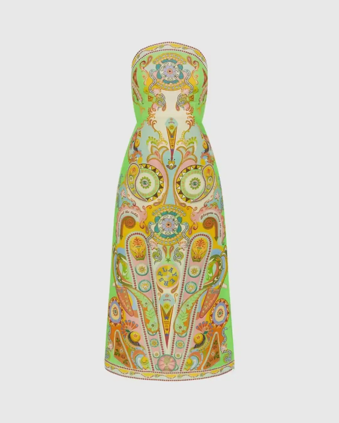 Alemais Pinball Bodice Midi Dress Multi Size 8 - Image 5