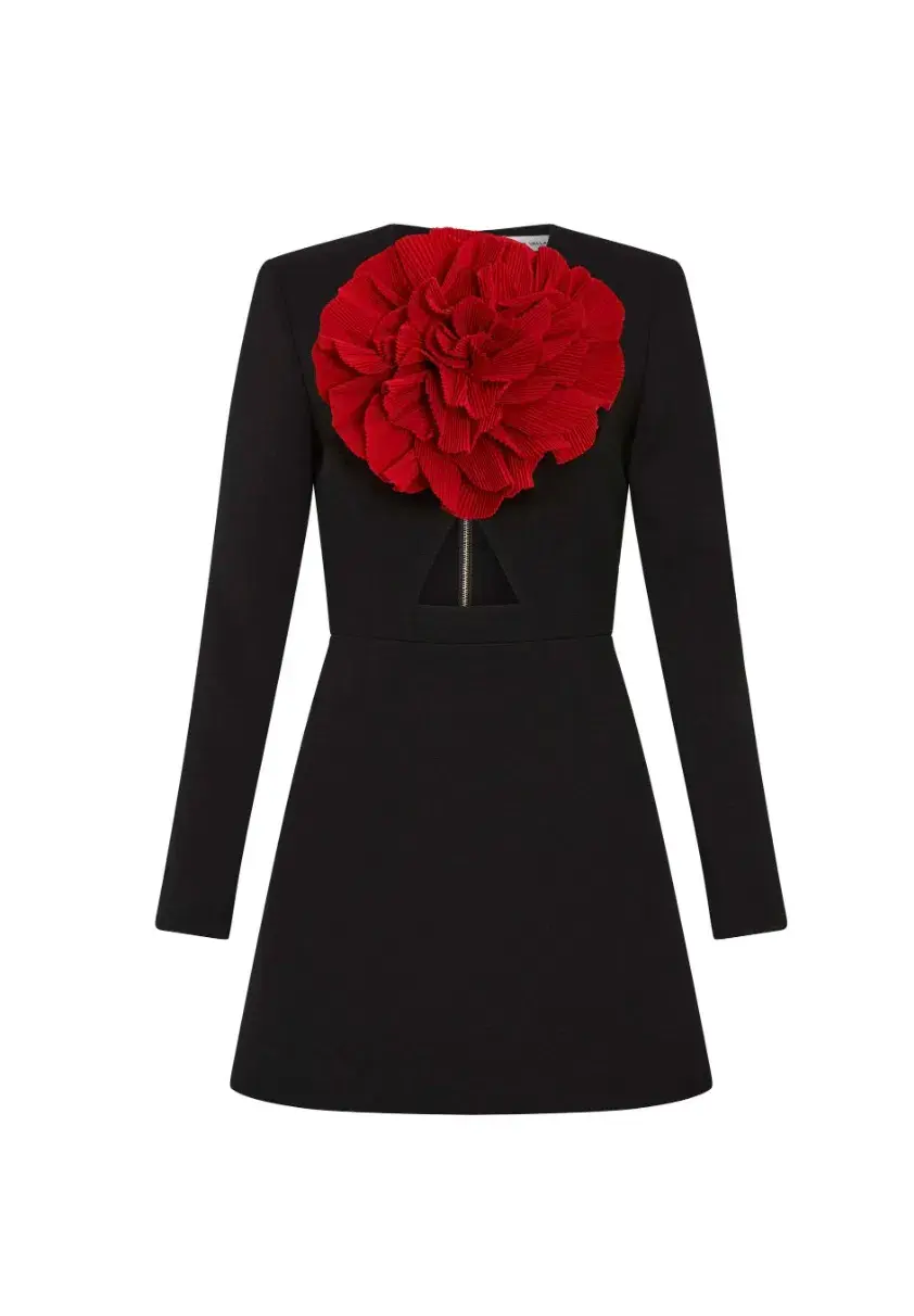 Rebecca Vallance Rhosen Mini Dress Black Size 8 for rent on The Volte - main image