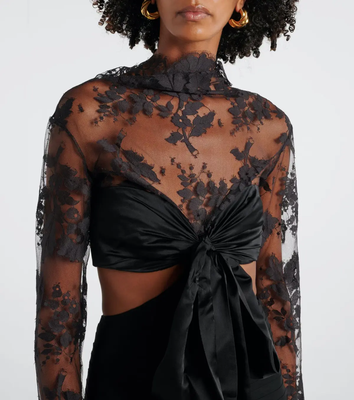 Zimmermann Illustration Flounce Gown Black Size 0 / AU 8 - Image 3