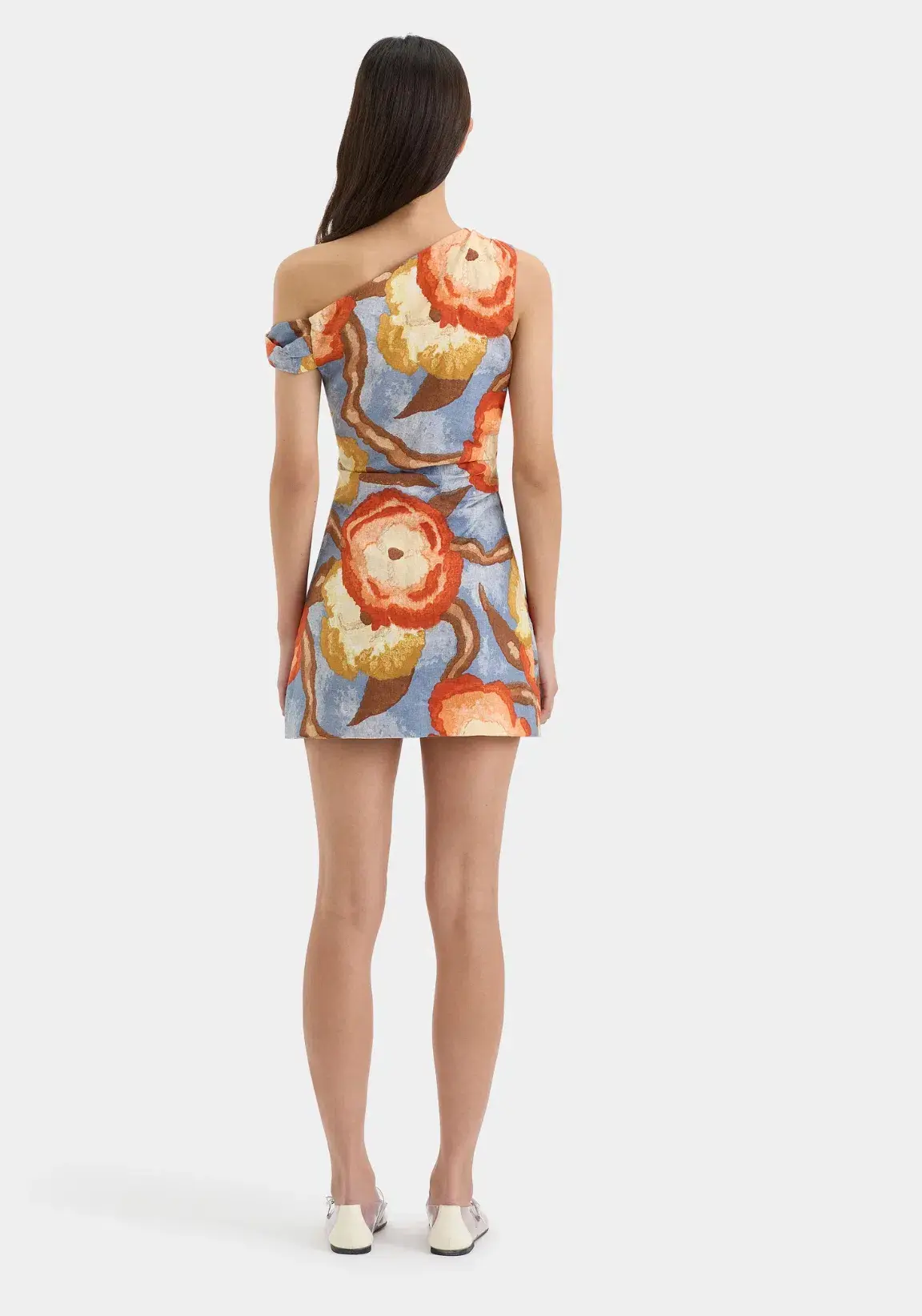 Sir the Label Avery Twist Mini Dress Camellia Print Size 12 - Image 3