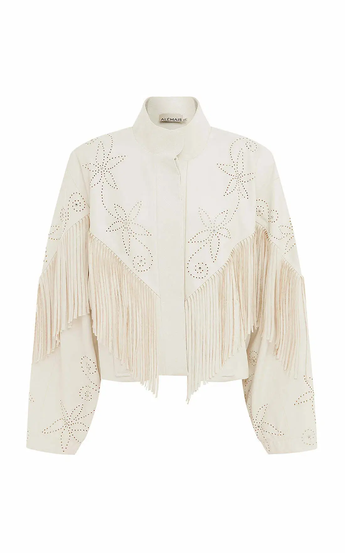 Alemais Barbara Fringe Jacket Size 8 - Image 3