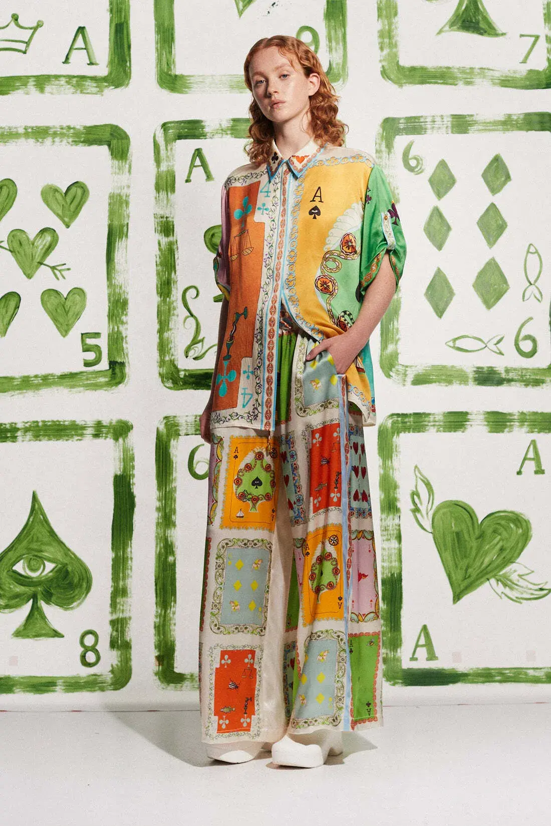 Alemais Rumy Pant and Shirt Set Multi Size 6 - Image 1