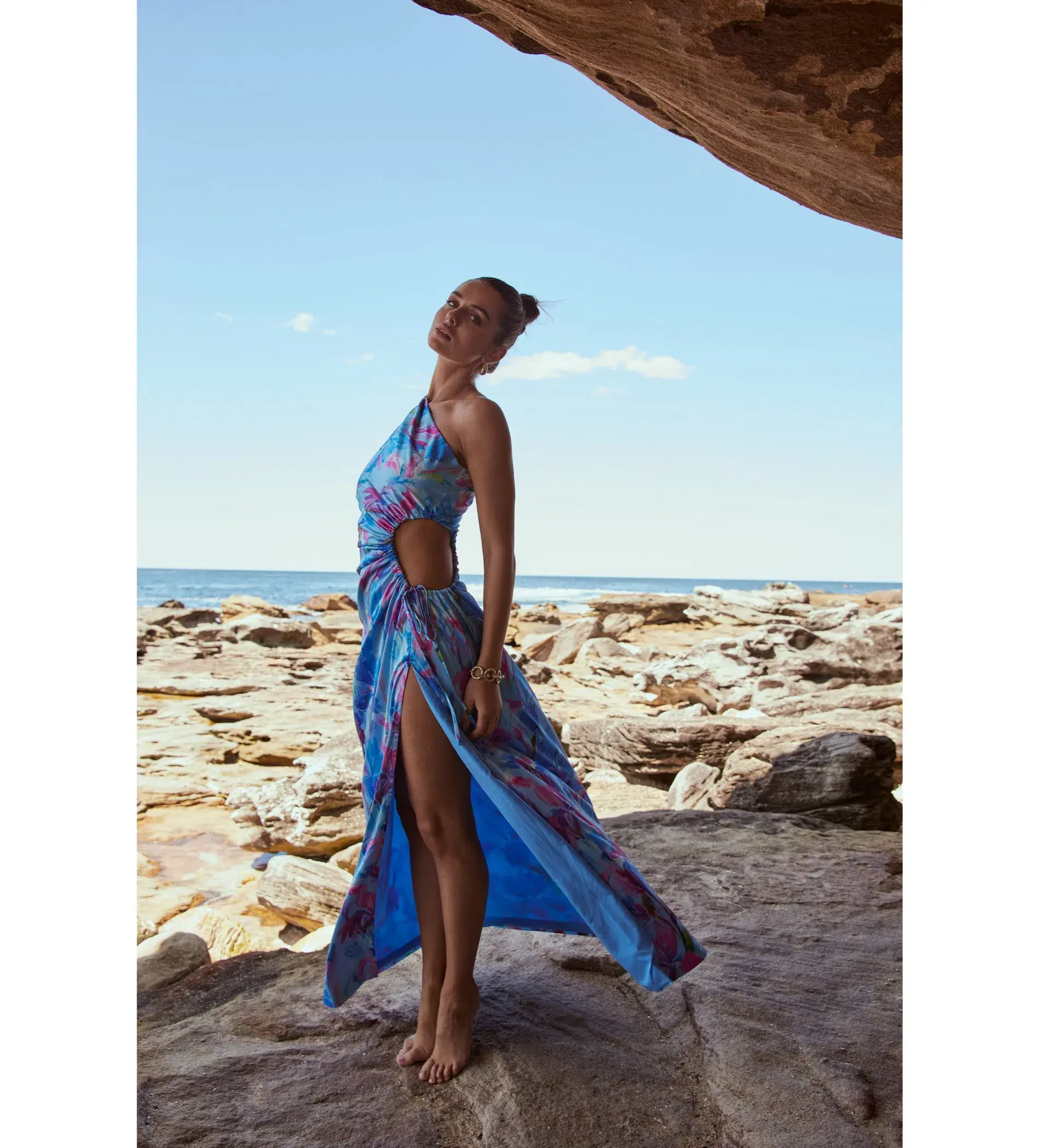 Sonya Moda Nour Zuri Dress Print Size 14 - Image 1