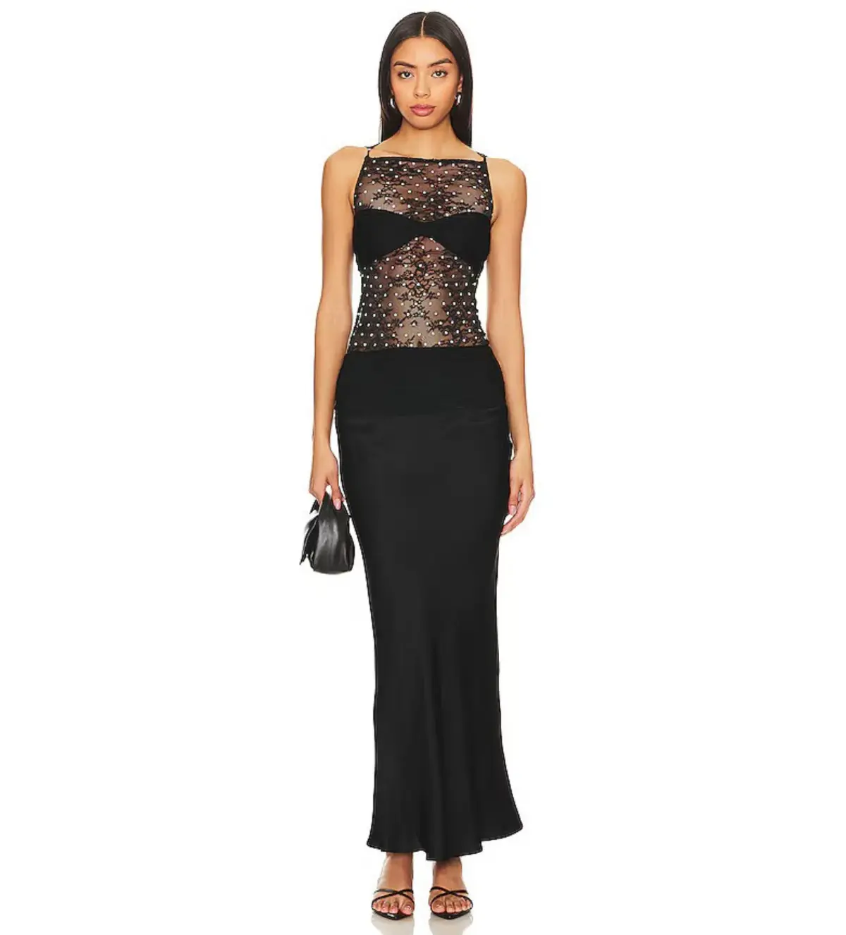 Bec and Bridge Pfeiffer Maxi Dress Black Size 6 - Image 2