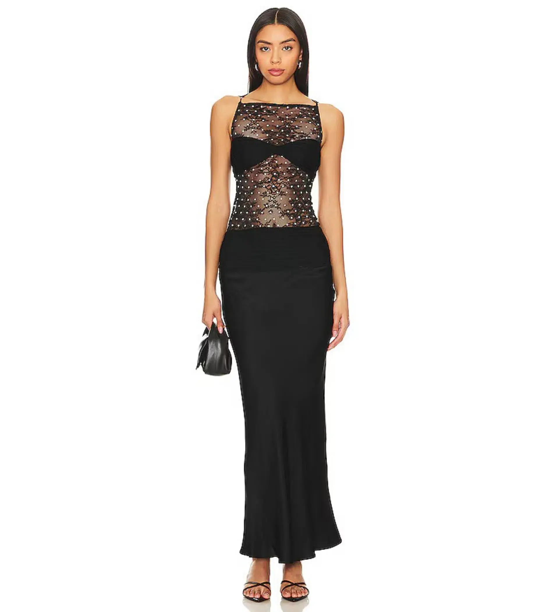 Bec and Bridge Pfeiffer Maxi Dress Black Size 6 - Image 2
