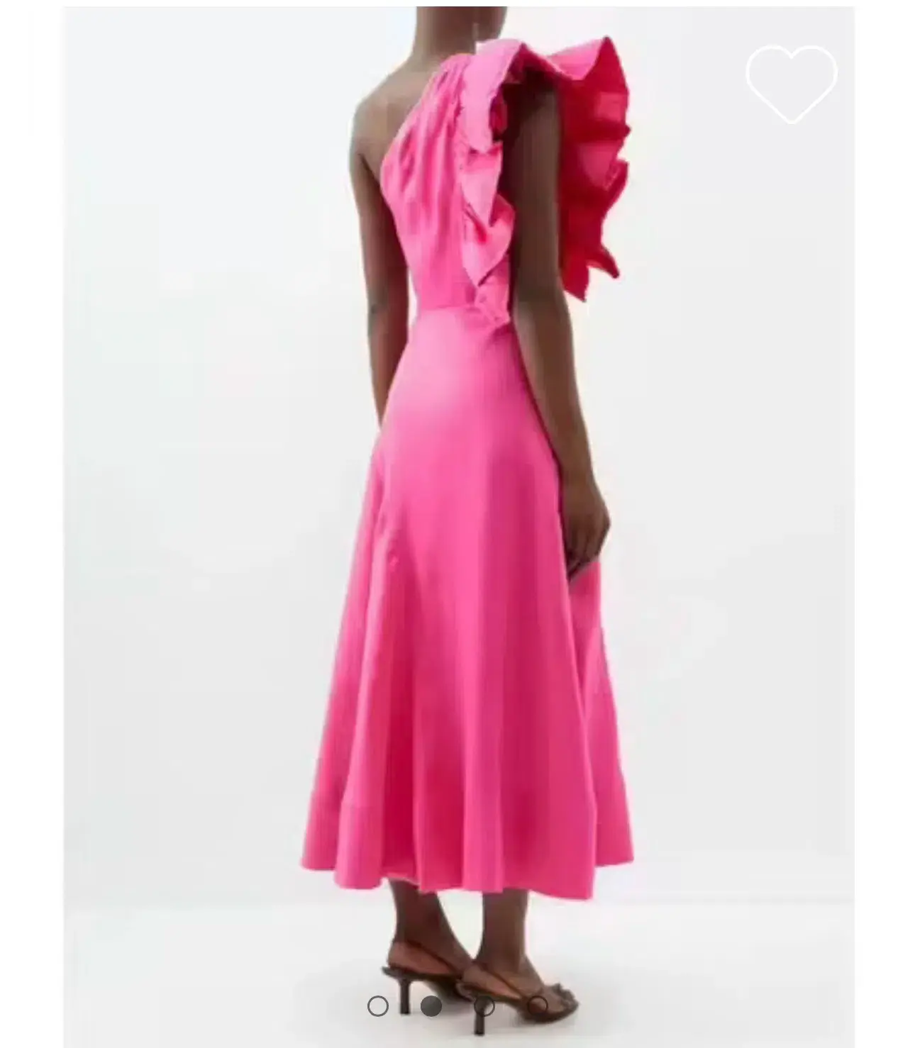 AJE Bonjour Asymmetric Midi Dress Fuschia Pink Size 16  - Image 7