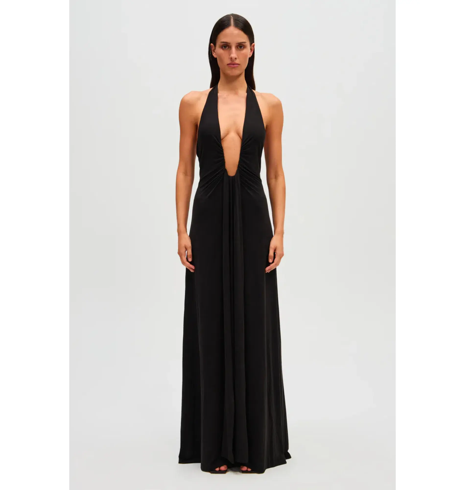 MISHA Jennifer Cupro Maxi Dress Size 12/L - Image 1