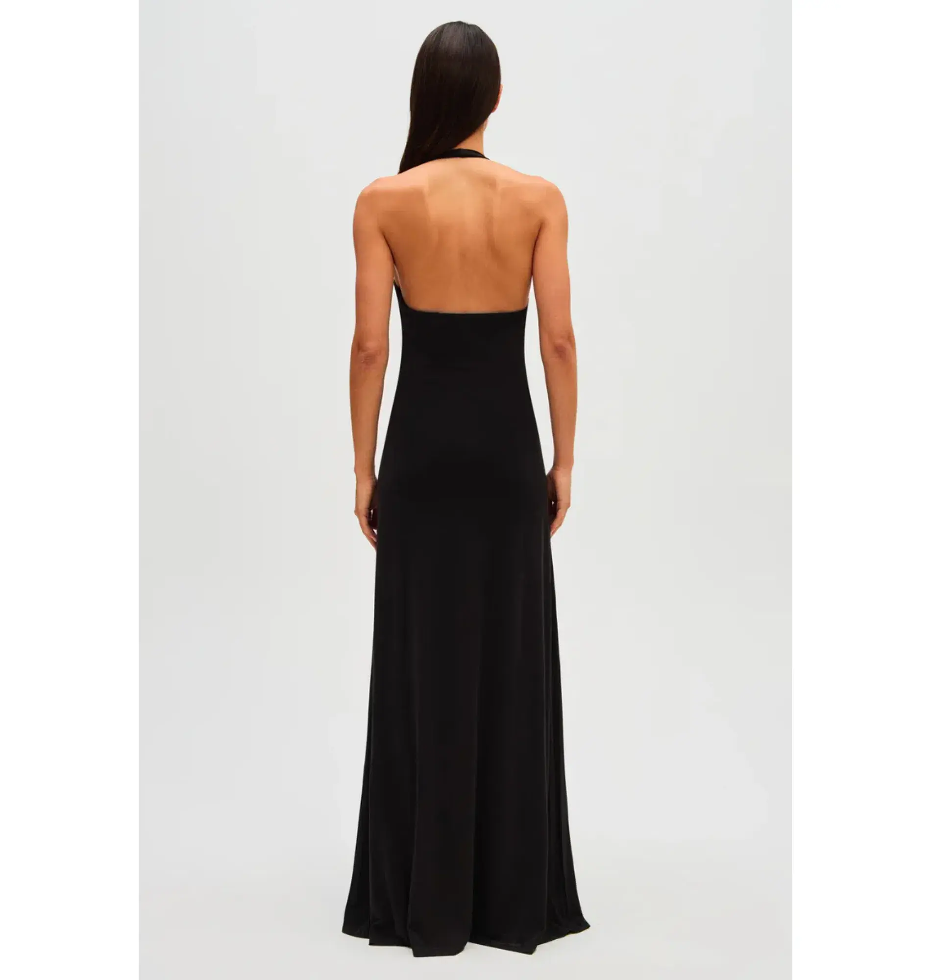 MISHA Jennifer Cupro Maxi Dress Size 12/L - Image 3