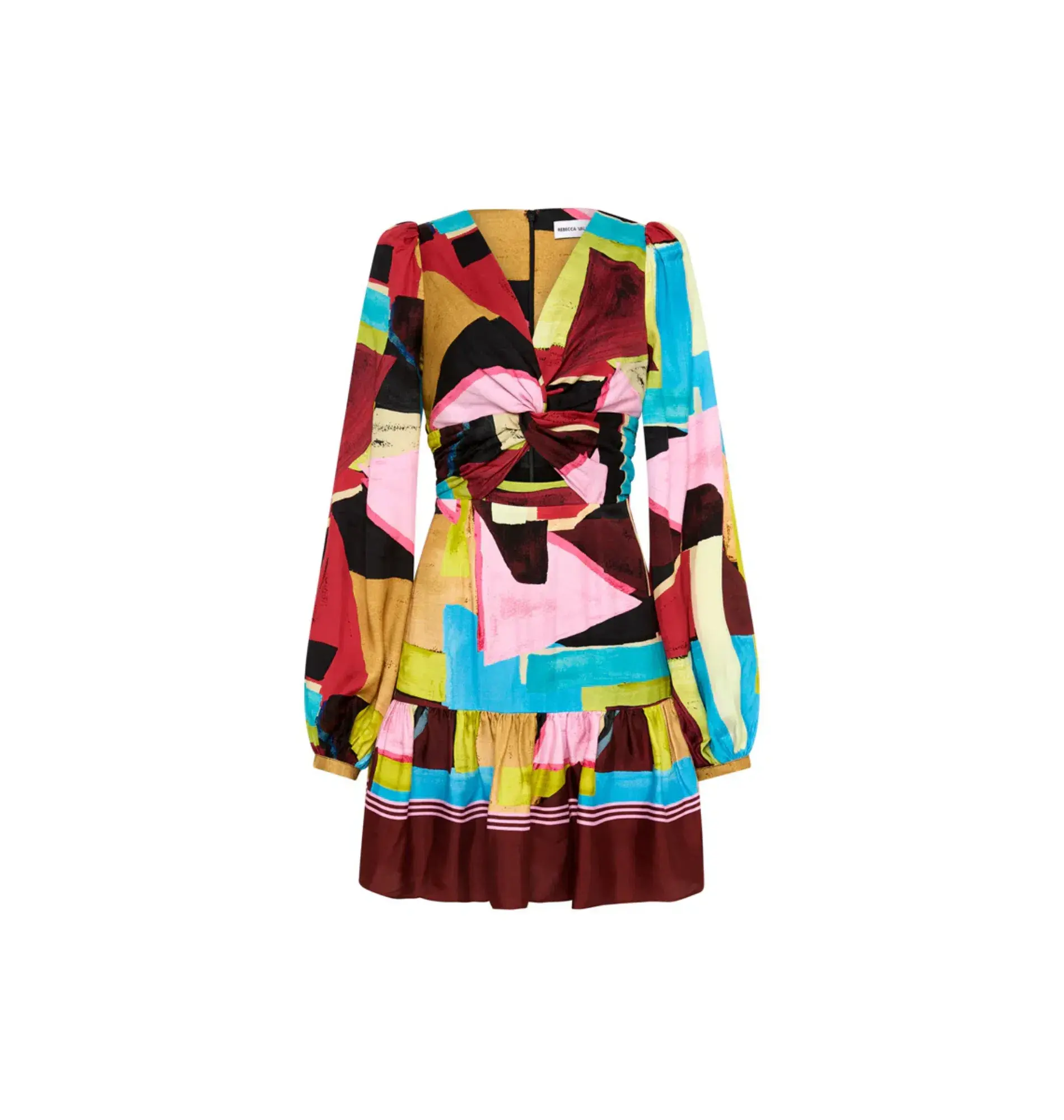 Rebecca Vallance Bastille Mini Dress Multi Size AU 12  - Image 4