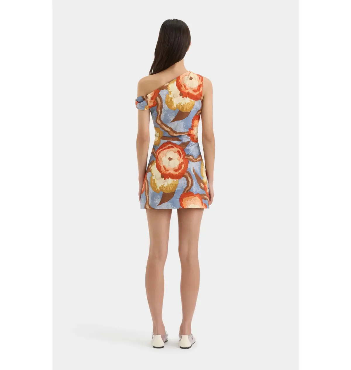 Sir The Label  Avery Twist Mini Dress Camellia Print Size 2 / AU 10 - Image 3