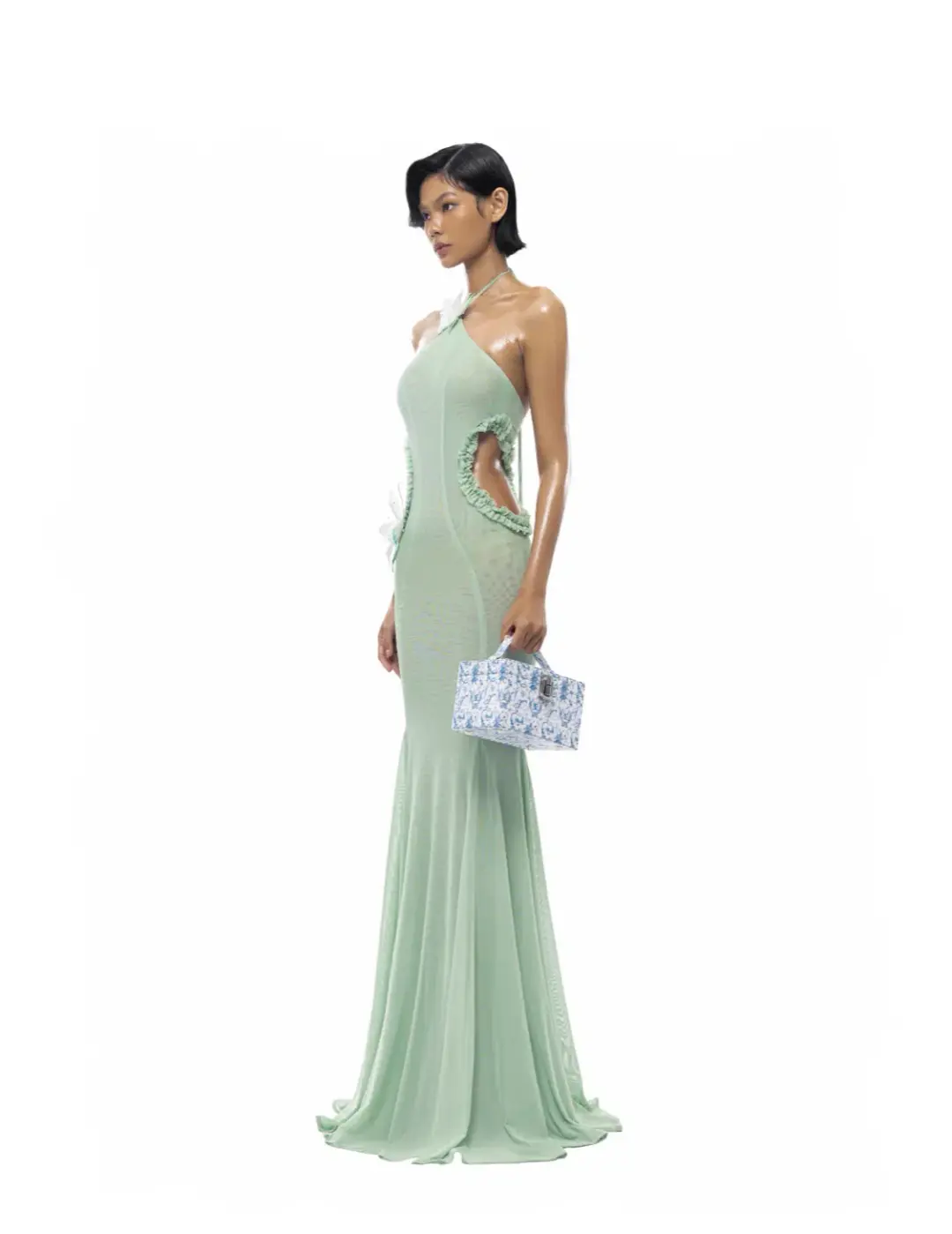 Huelleyrose Darya Dress Green Size S / AU 8 for rent on The Volte - main image