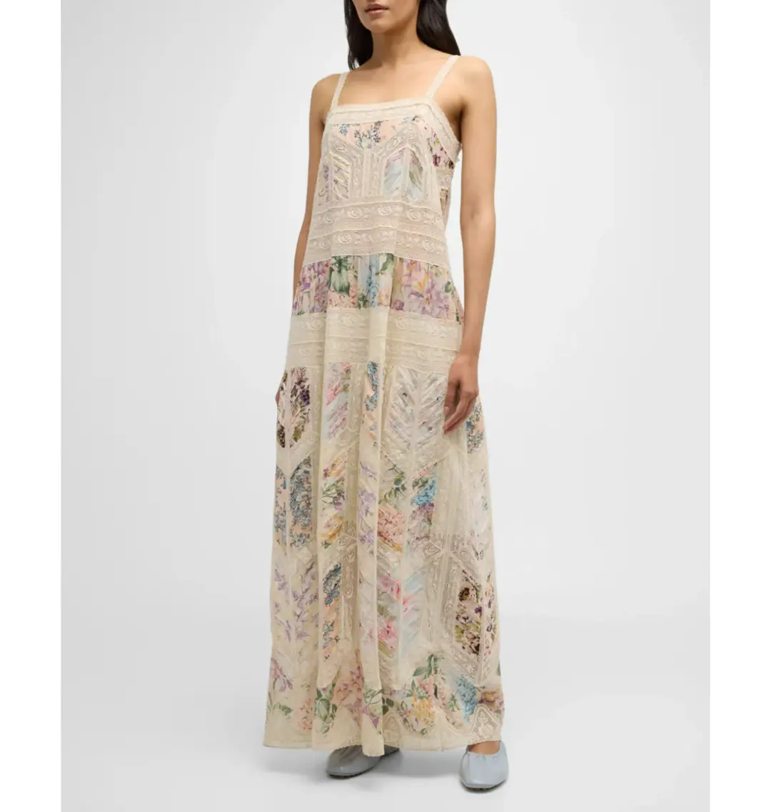 Zimmermann Halliday Slip Dress in Spliced Size 2 / AU 12 for rent on The Volte - main image