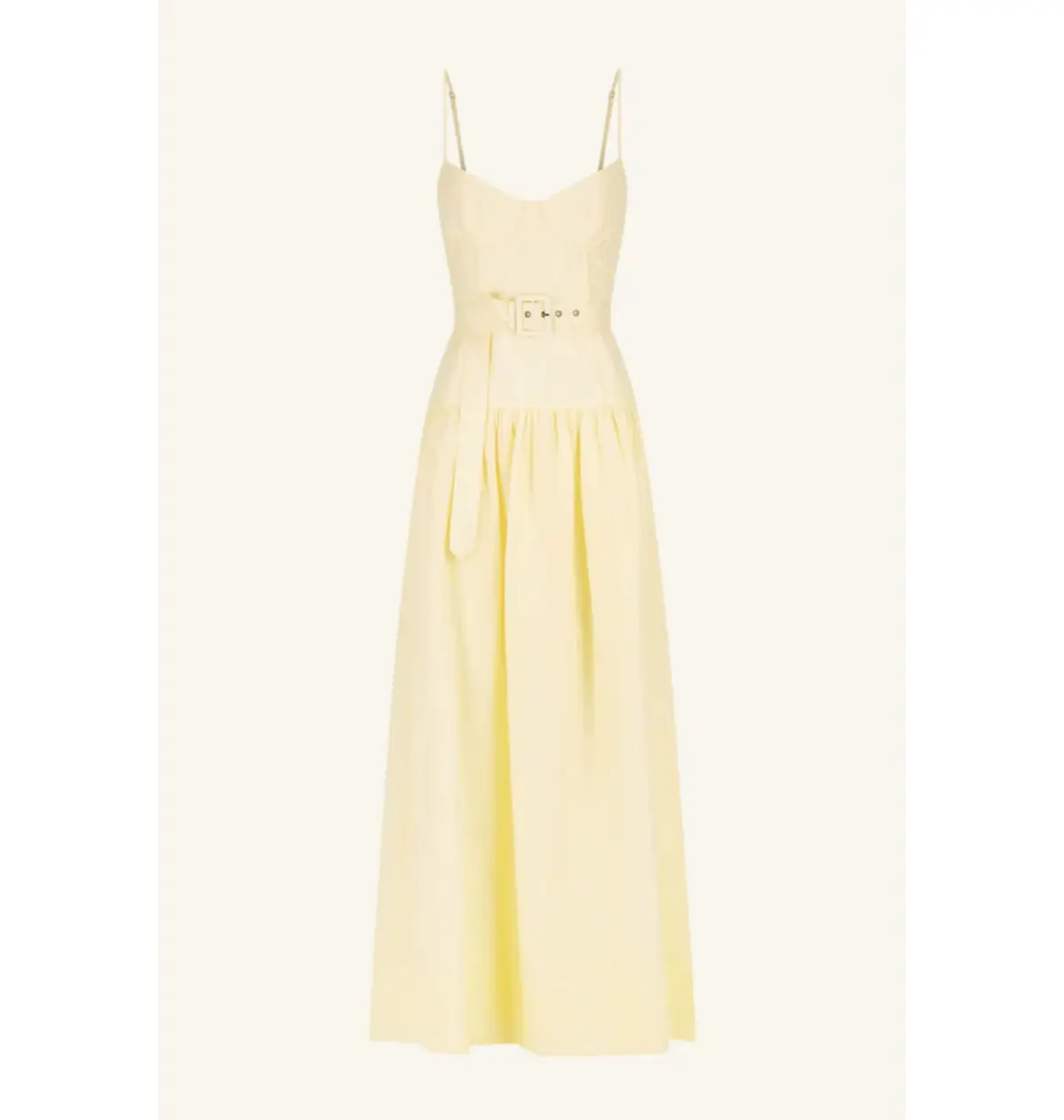 Shona Joy Limon Panelled Bustier Maxi Dress in Lemonade Size AU 8 - Image 5