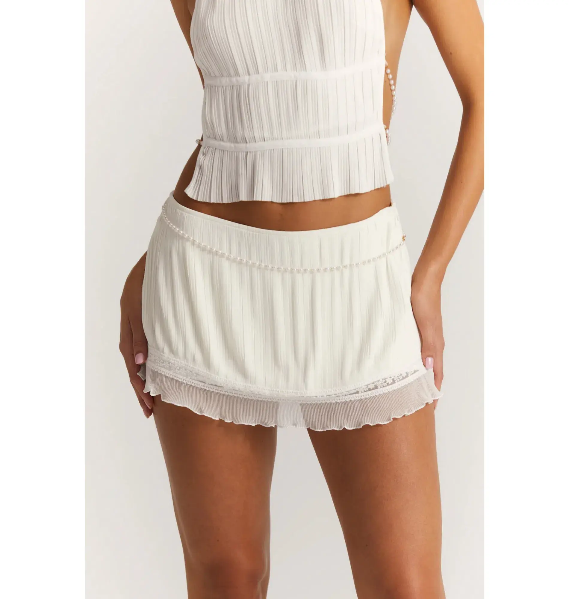 Sasha Therese Perla White Set Size XS / AU 6 - Image 4