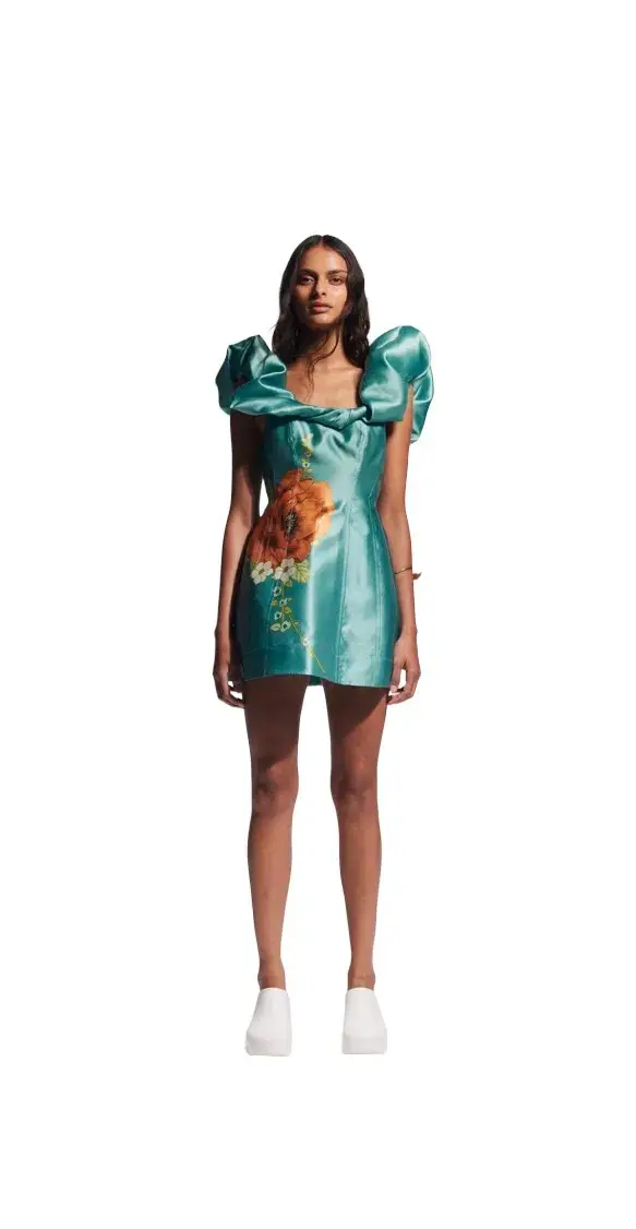 Alemais Regent Jade Mini Dress Size AU 10 - Image 1