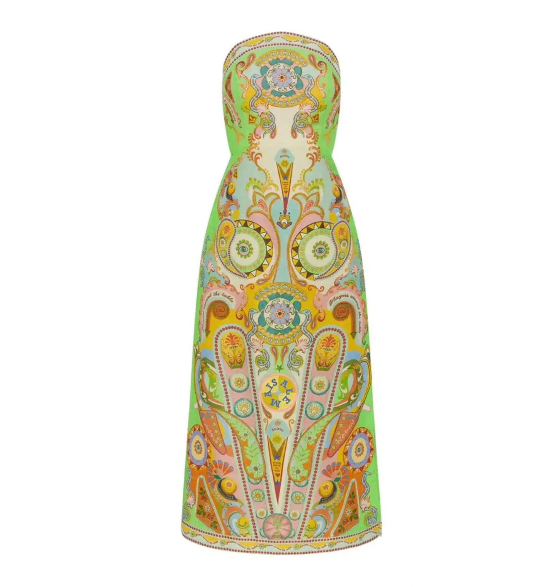 Alemais Pinball Bodice Dress Print Size AU 8 - Image 4
