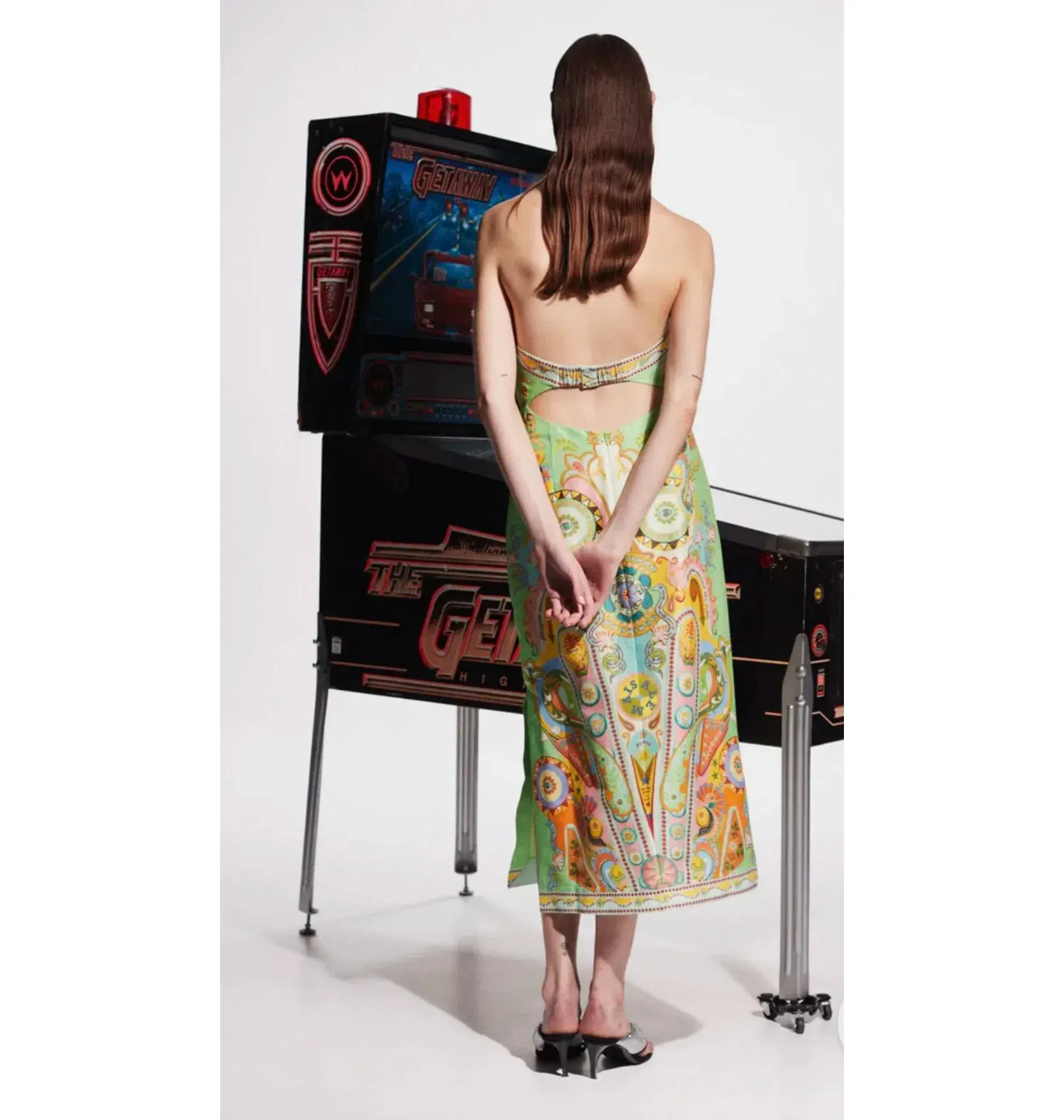 Alemais Pinball Bodice Dress Print Size AU 8 - Image 3