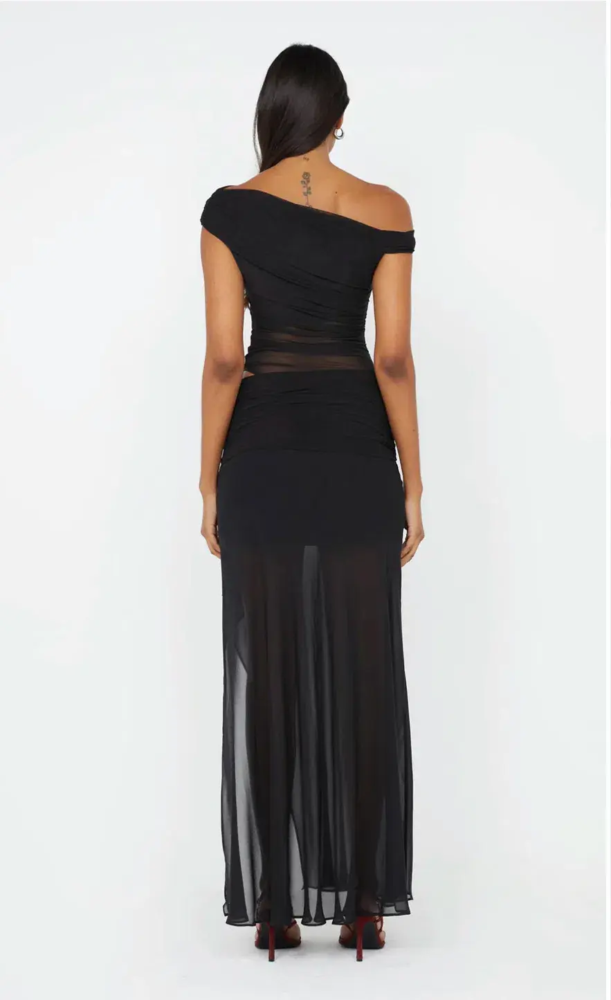 Bec & Bridge Zeila Asym Dress Black Size 16 - Image 2