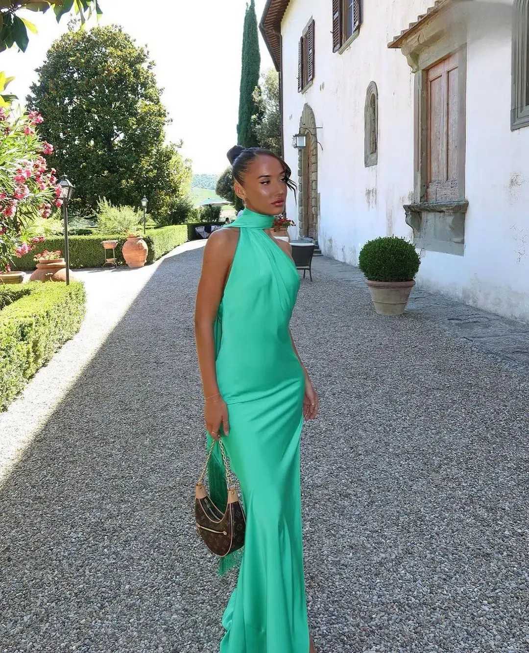 Rat & Boa Azzara Dress Green Size L / AU 12 for rent on The Volte - main image