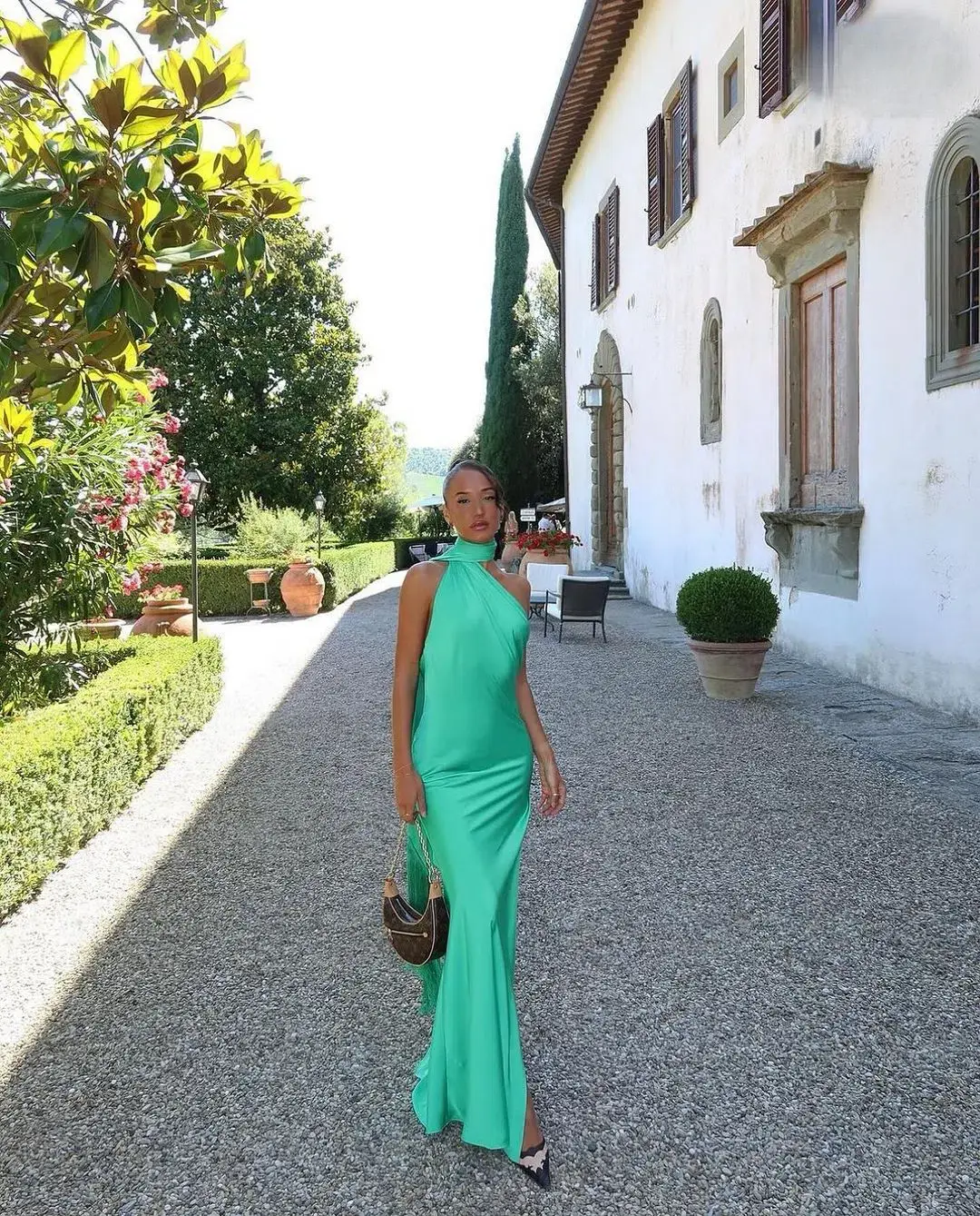 Rat & Boa Azzara Dress Green Size L / AU 12 for rent on The Volte - main image