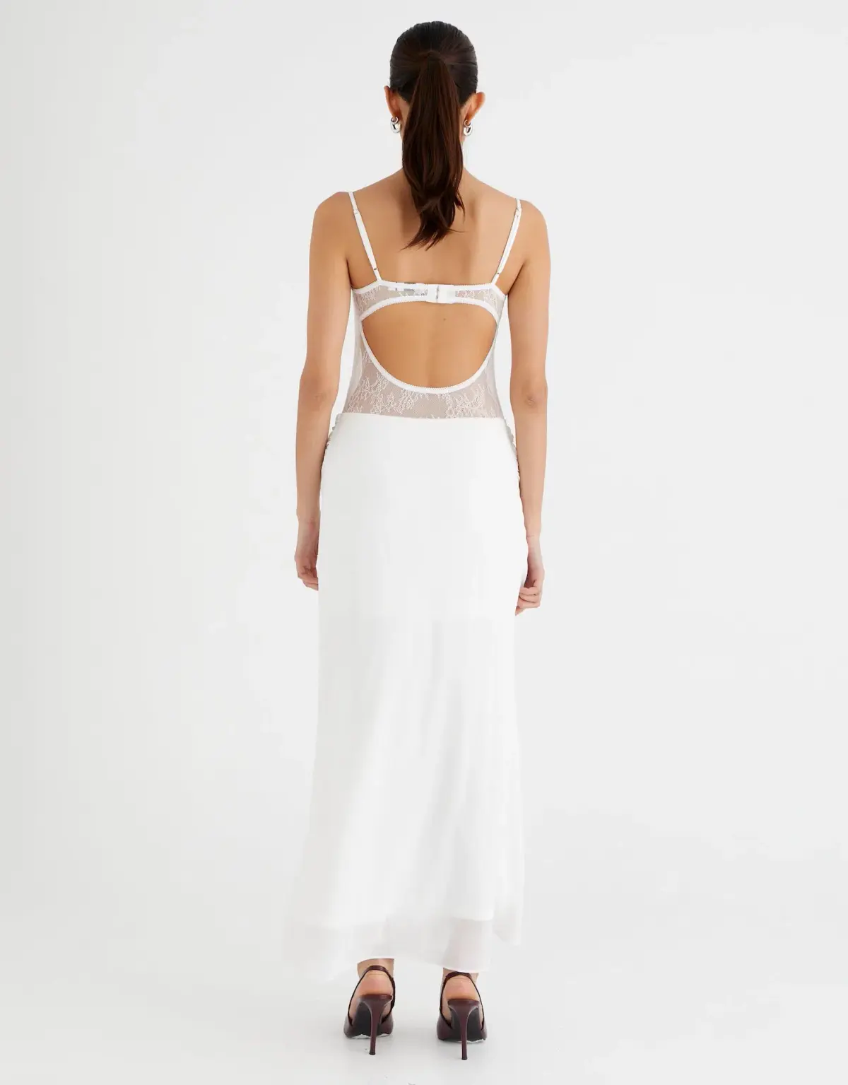 BENNI Gabriel Maxi Dress White Size S / AU 8 - Image 2