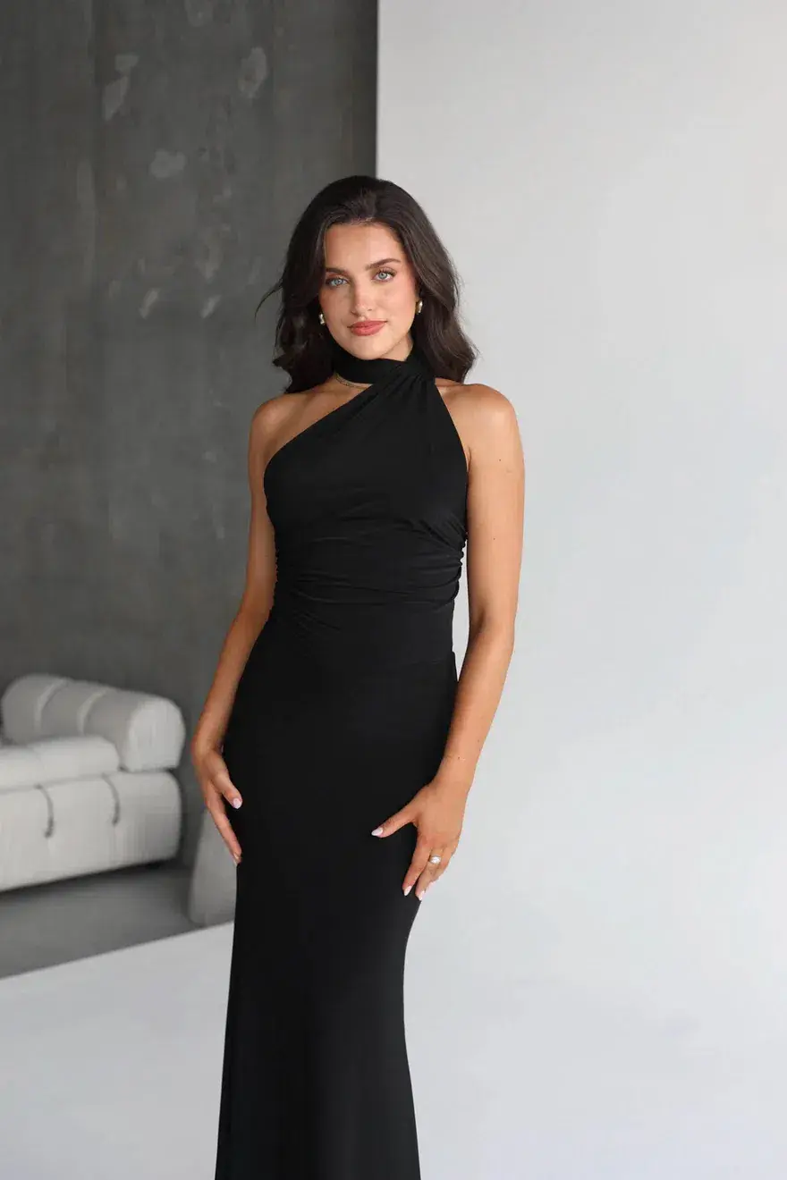 Natalie Rolt Fabienne Gown Black Size 1 / AU 8 - Image 2