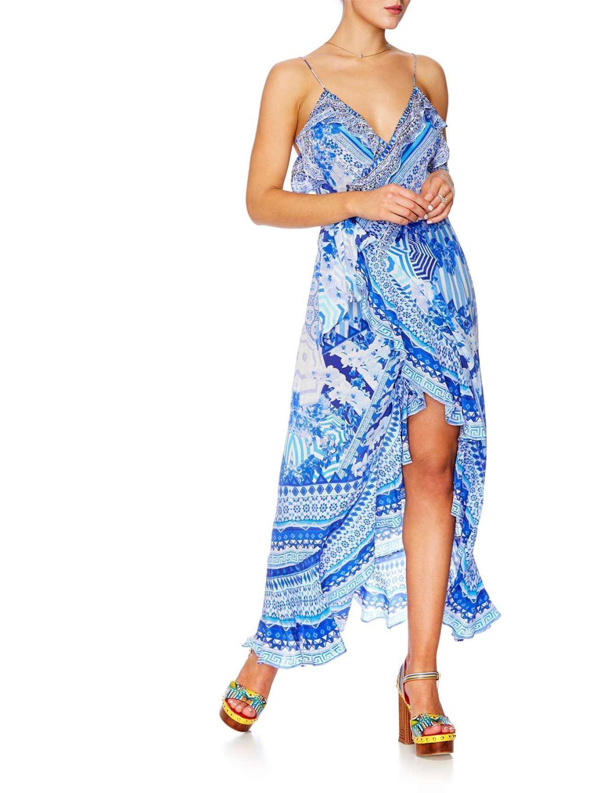 Camilla Throwing Shade Long Wrap Dress Size 8 - Image 1