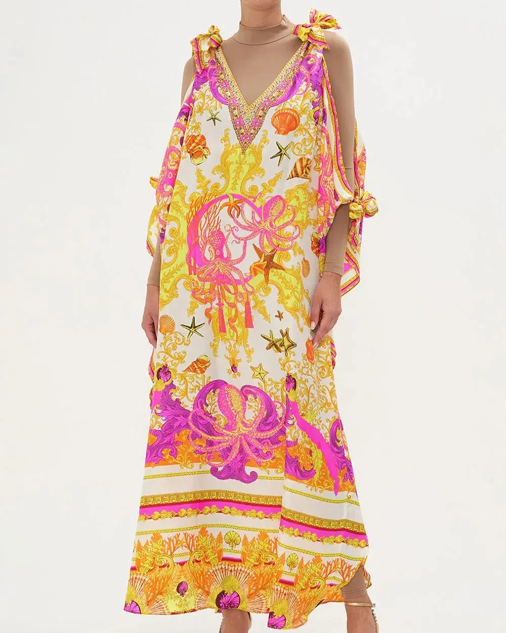 Camilla Squid Squad Scarf Tie Kaftan One Size - Image 1