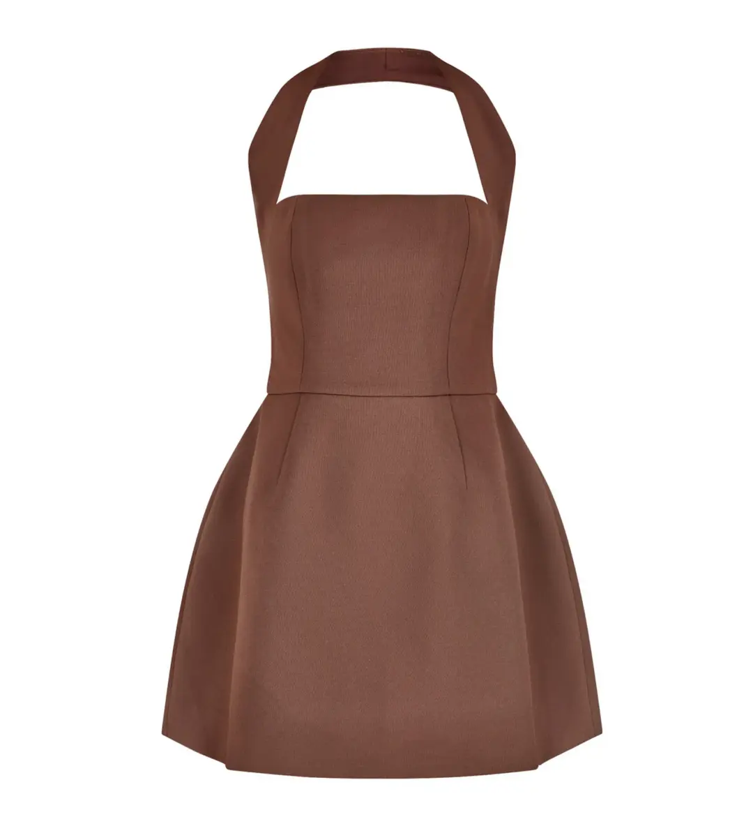 Odd Muse The Ultimate Muse Structured Mini Dress Chocolate Size 10  for rent on The Volte - main image