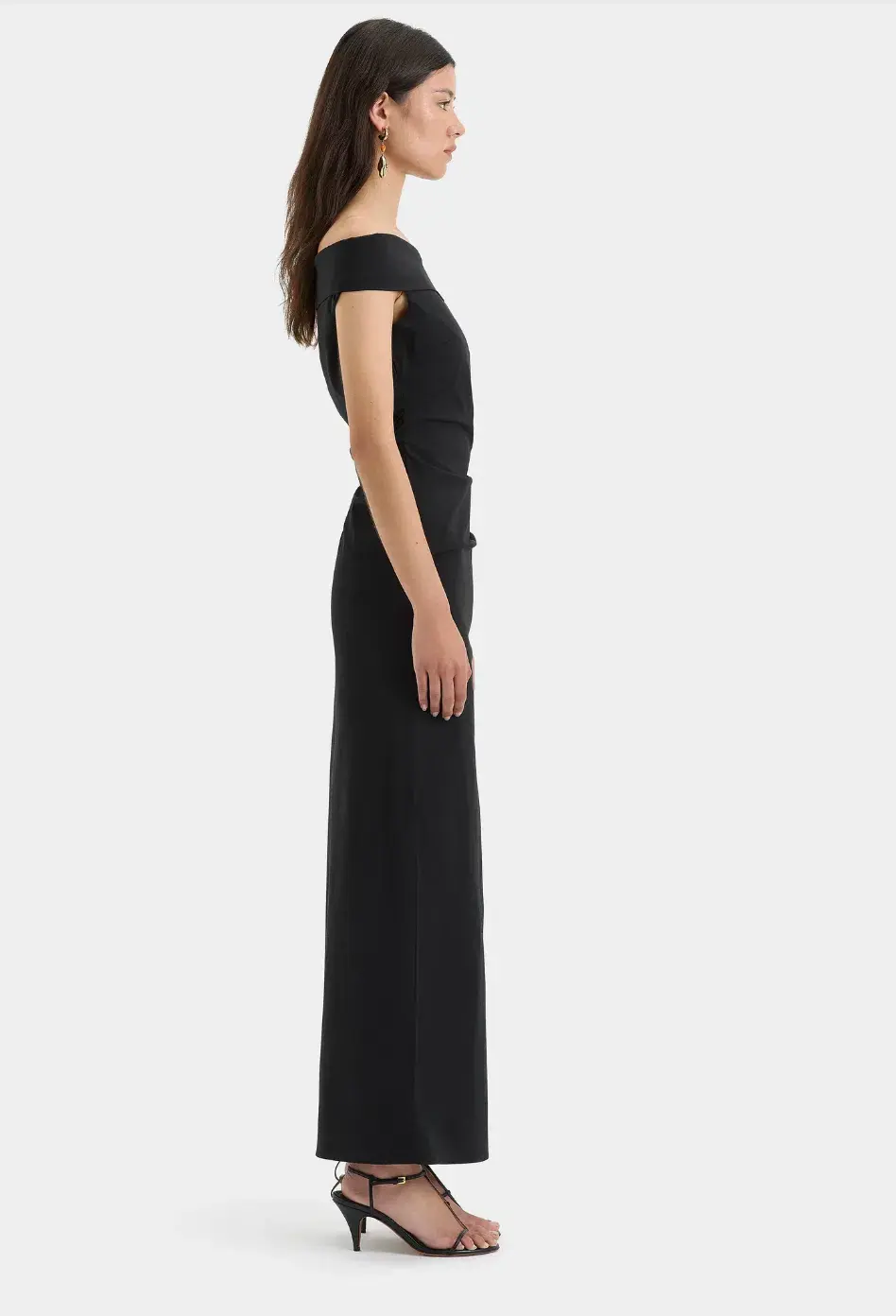 Sir The Label Dahlia Gown Black Size 6 for rent on The Volte - main image