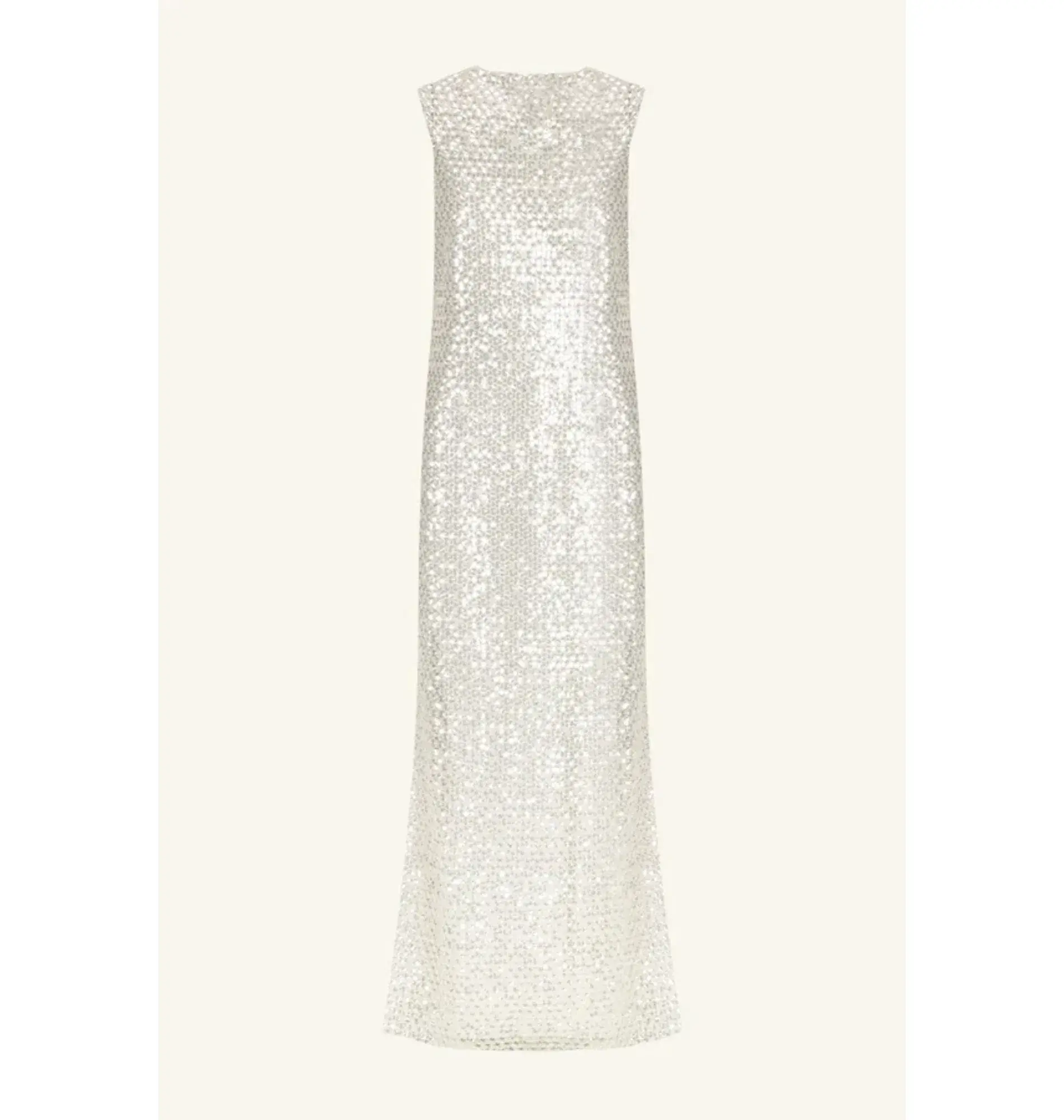 Shona Joy Asteria Midi Dress Silver Size AU 8 - Image 6