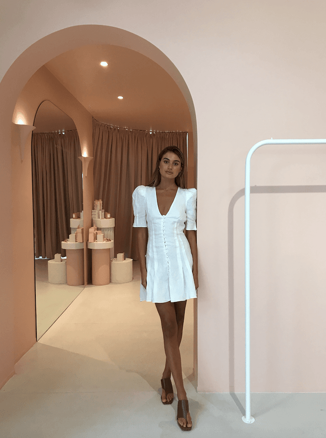 Bec & Bridge Puka Shell Mini Dress  - Image 3