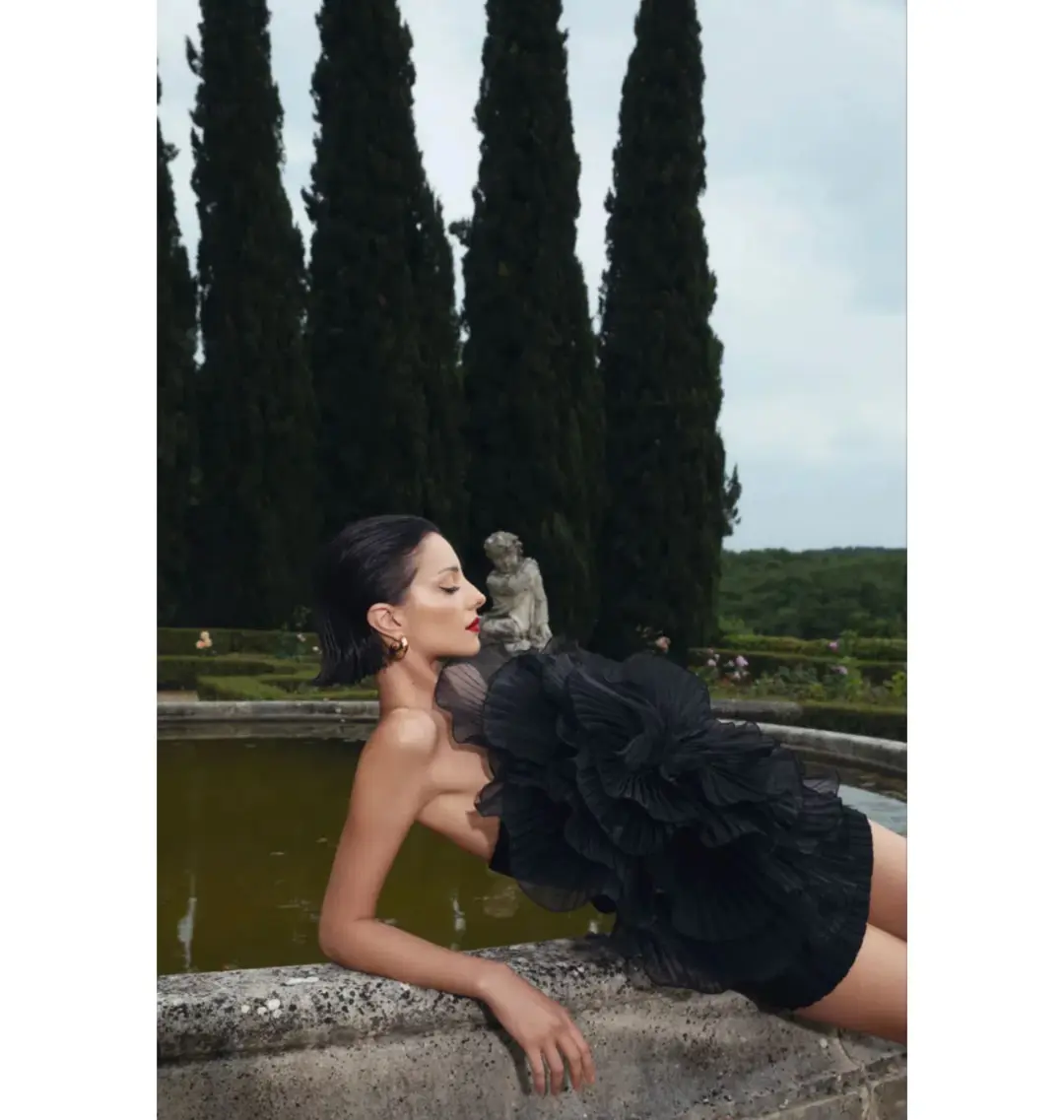 L'idee Fleur Mini Dress Noir Black Size AU 8  for rent on The Volte - main image