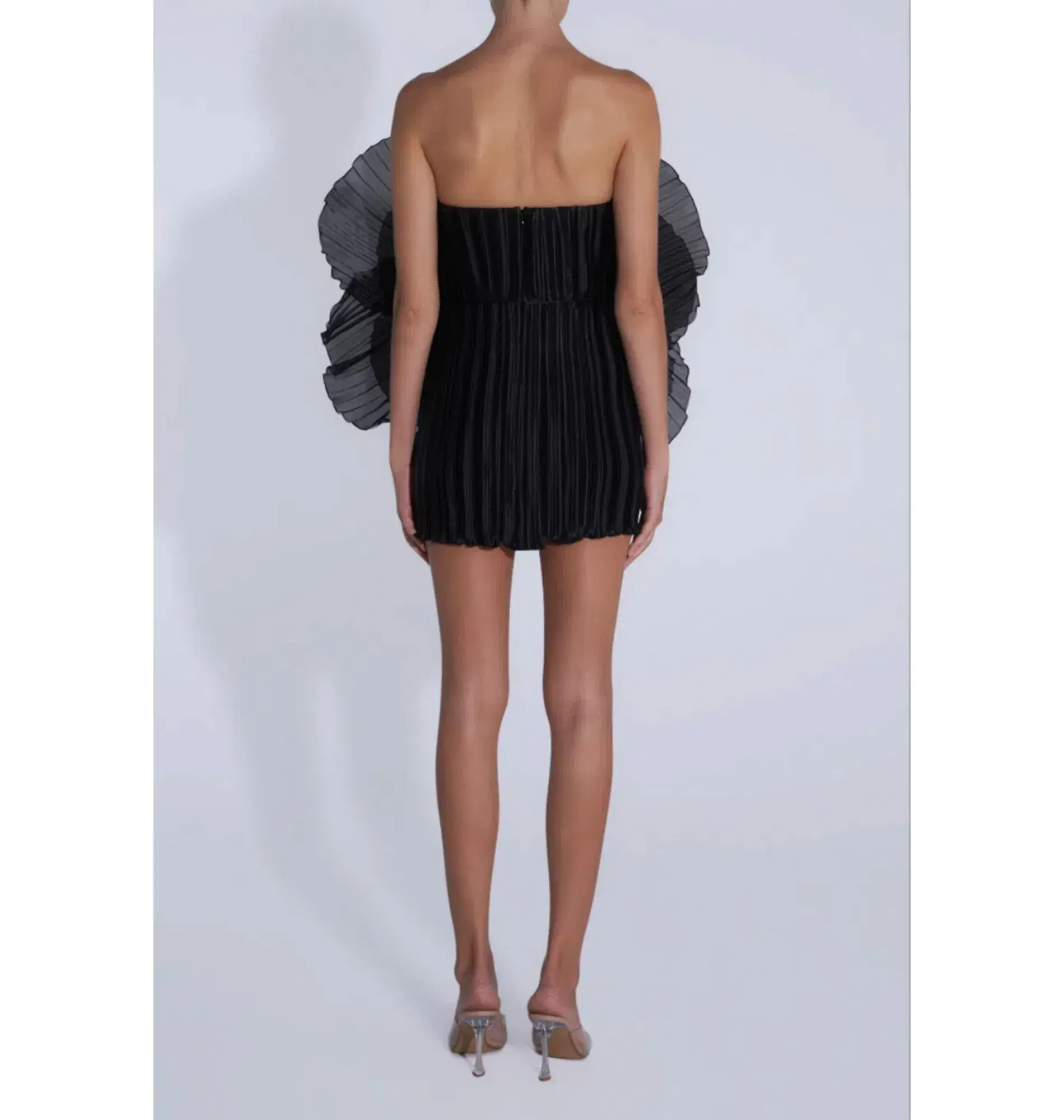 L'idee Fleur Mini Dress Noir Black Size AU 8  - Image 4