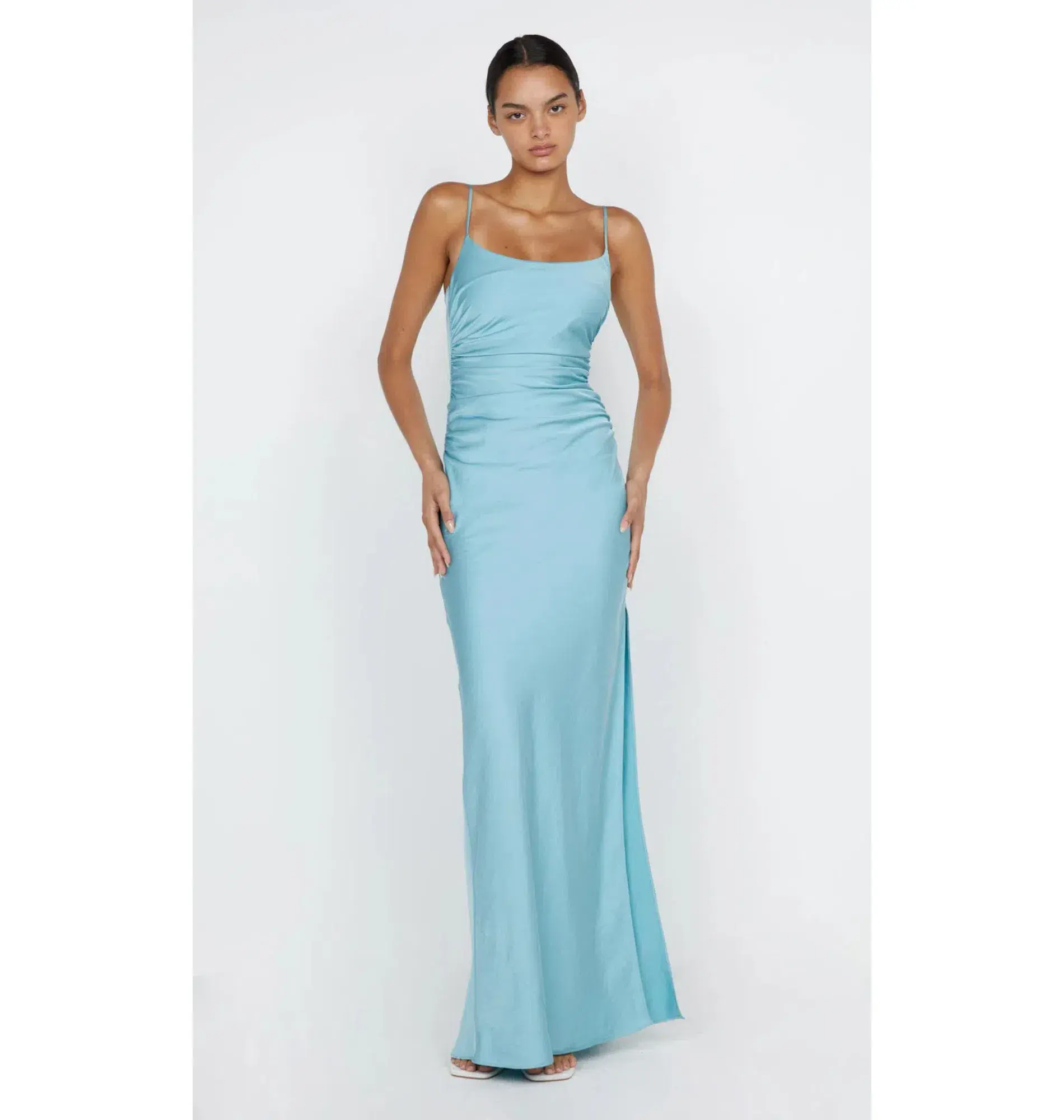 Bec & Bridge Emilia Scoop Neck Dress Duck Egg Size AU 8 - Image 1