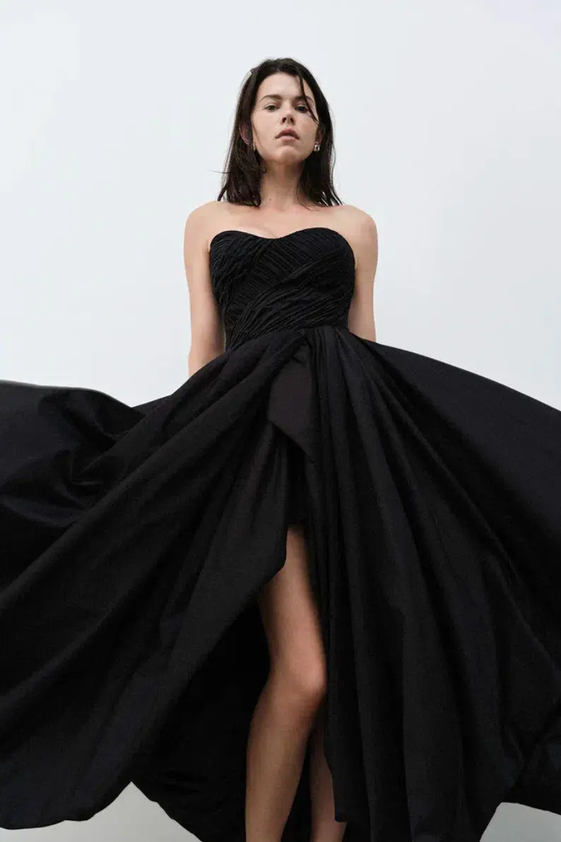 Aje Spatial Maxi Dress Black Size AU 16 - Image 5