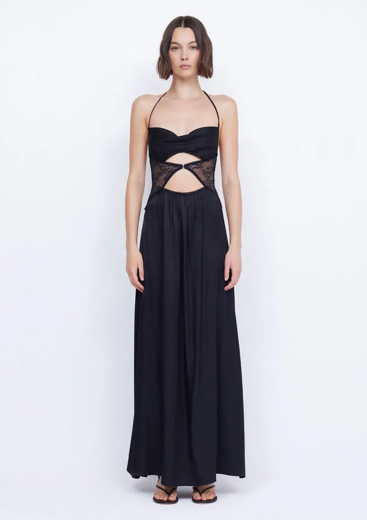 Bec and Bridge Santal Halter Maxi Dress Black Size 6 - Image 1