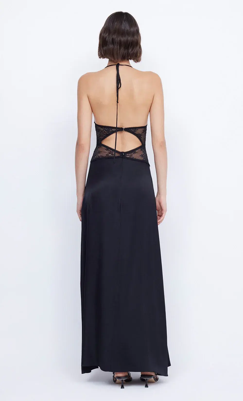 Bec and Bridge Santal Halter Maxi Dress Black Size 6 - Image 3