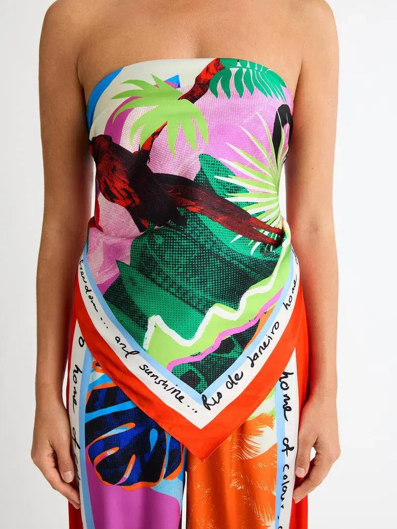 Sheike Rio Scarf Top and Pants Set Print Size 6 - Image 2