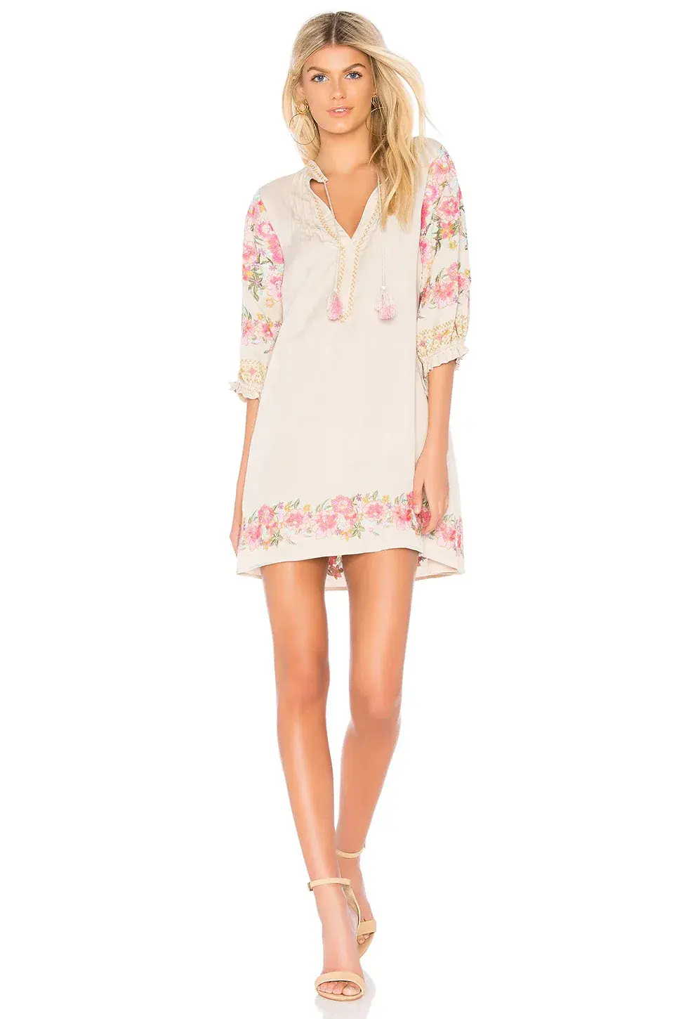 Spell and the Gypsy Cleo Tunic Mini Dress Print Size 8 - Image 1