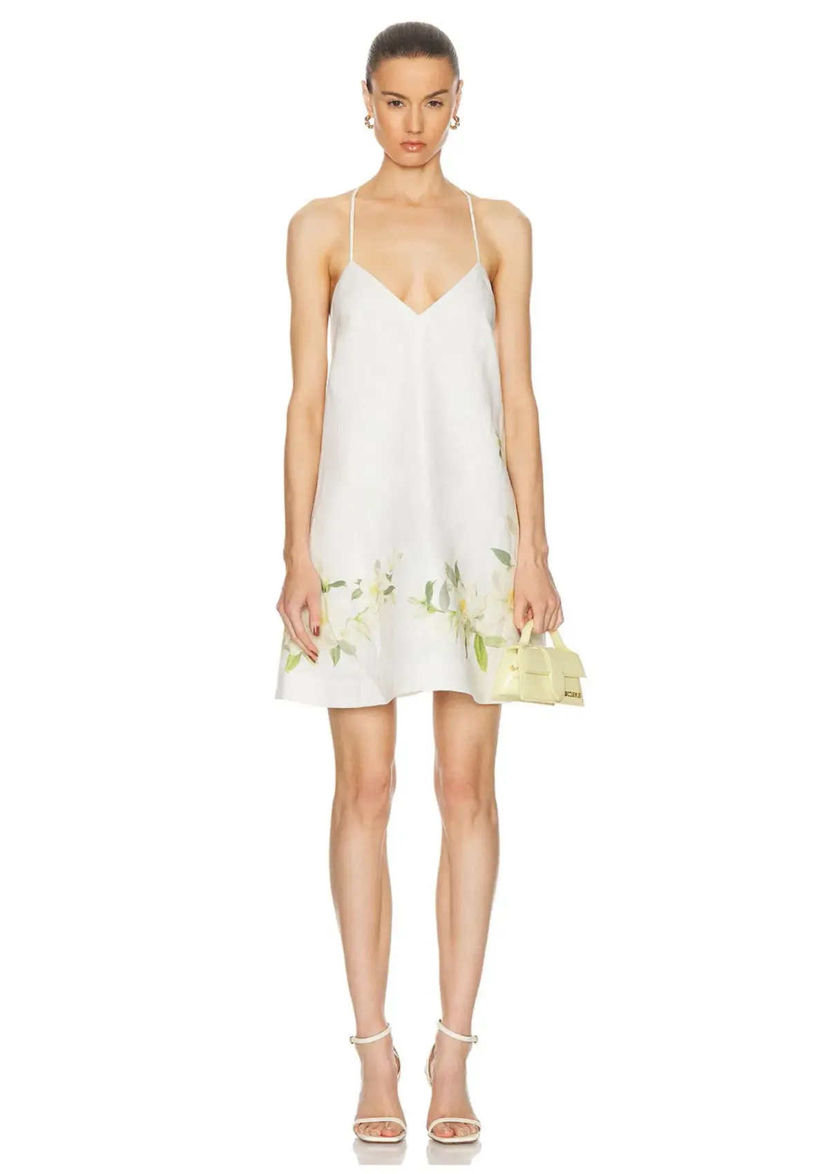 Zimmermann Harmony Swing Mini Dress Ivory Magnolia Size 0 / AU 8 - Image 1