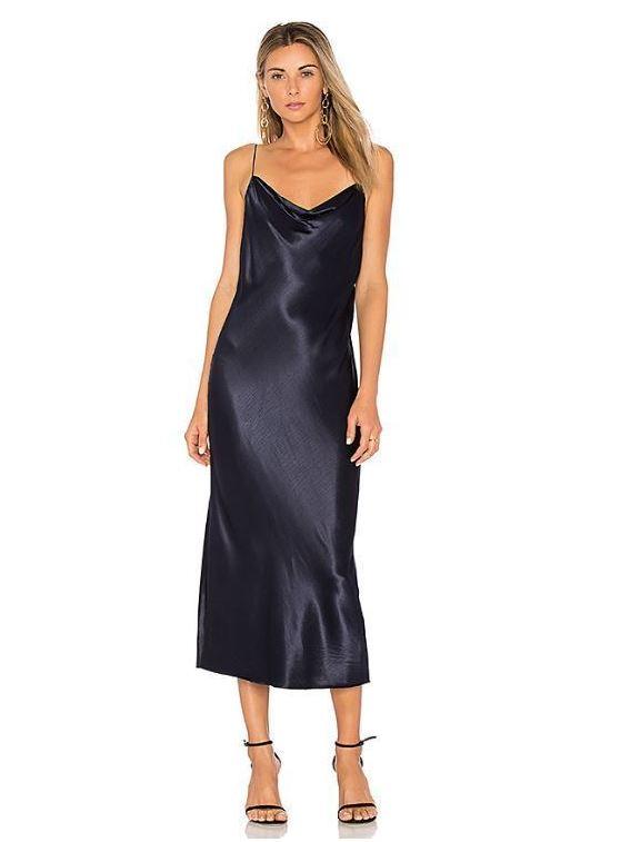 Bec & Bridge sirens midi dress navy size 8 - Image 1