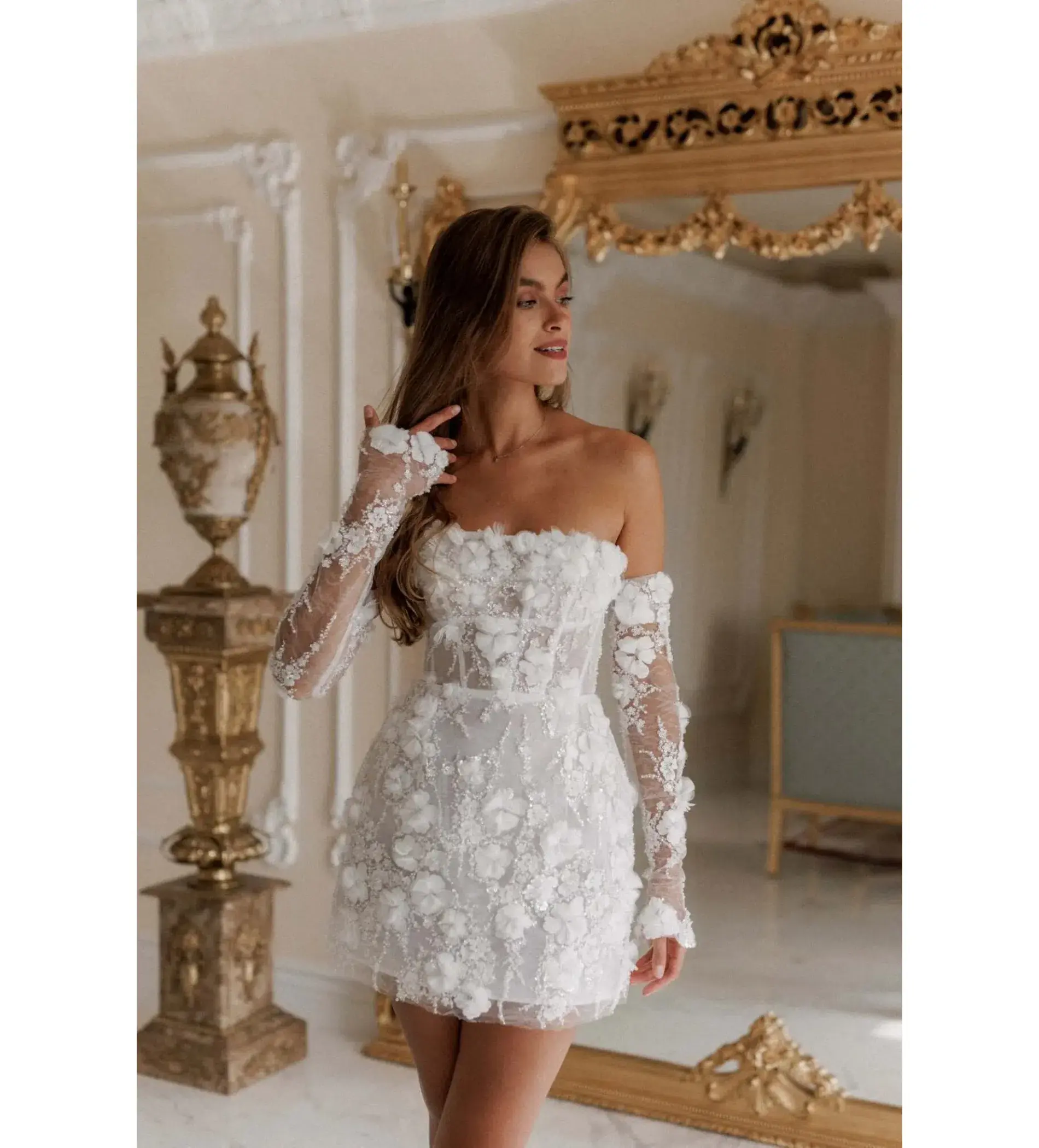 Rosie Etienne Isabelle Dress White Size 8 - Image 1