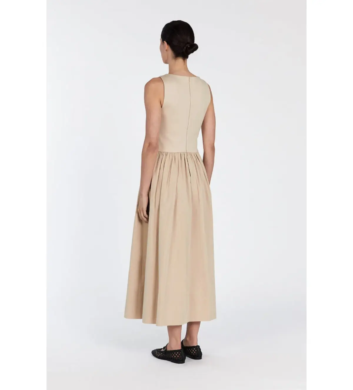 DISSH Patty Stone Midi Dress Stone Size 6 - Image 3