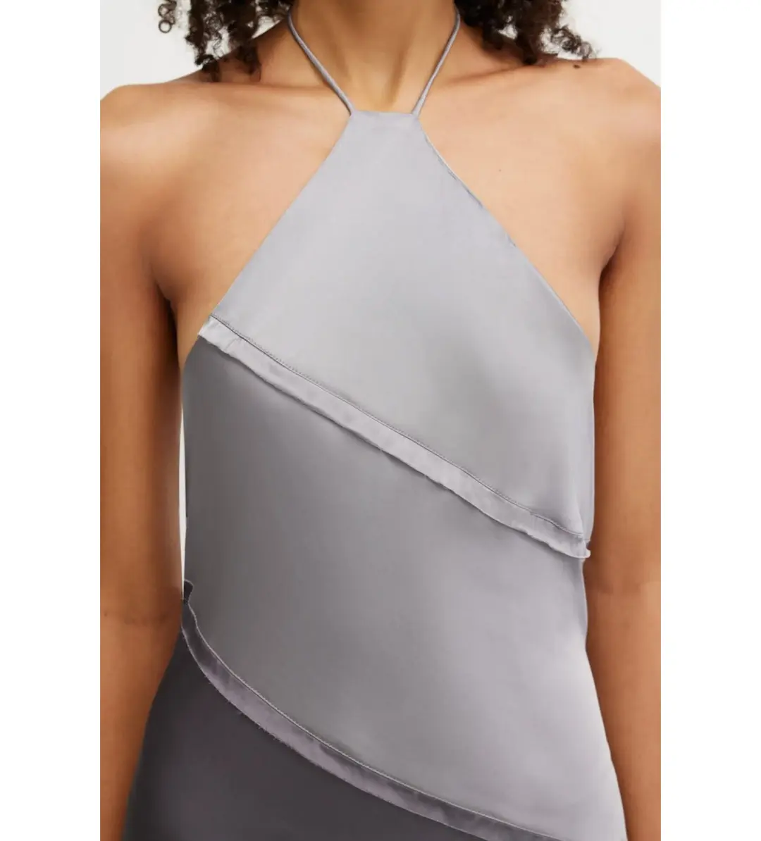 Significant Other Murphy Maxi Dress Greyscale Size 8  for rent on The Volte - main image